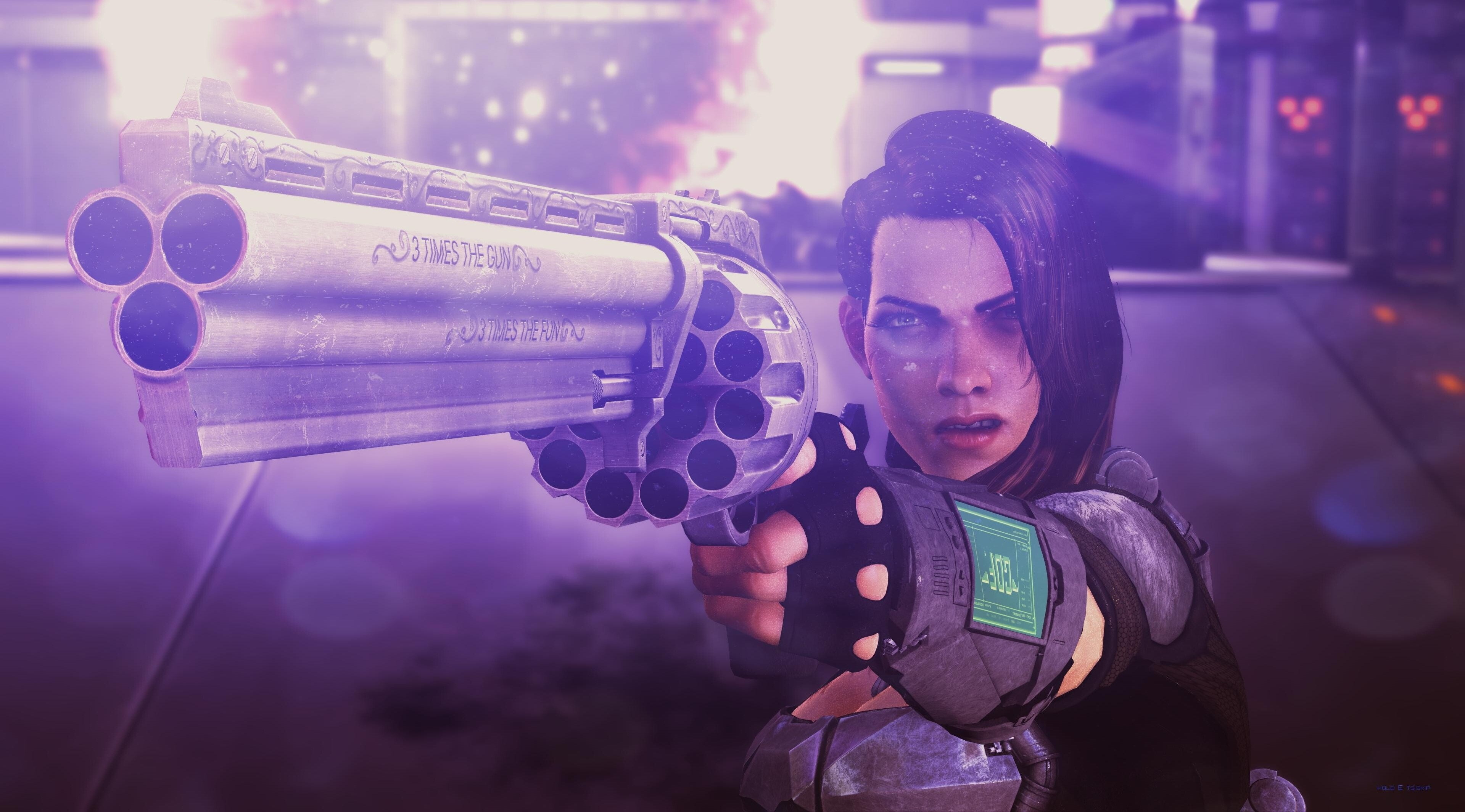 dark, aggression, sport, adult, motion, females, women, young adult, city, 4K, adolescence, holding, protection, bombshell 4k image download, aiming, teenager, HD Wallpaper