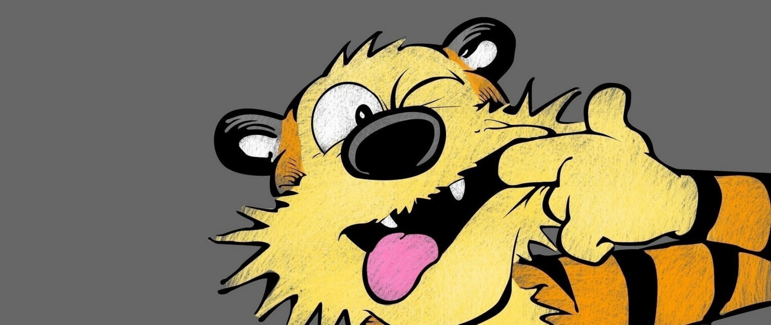 Calvin and Hobbes, comics, 2K, HD Wallpaper