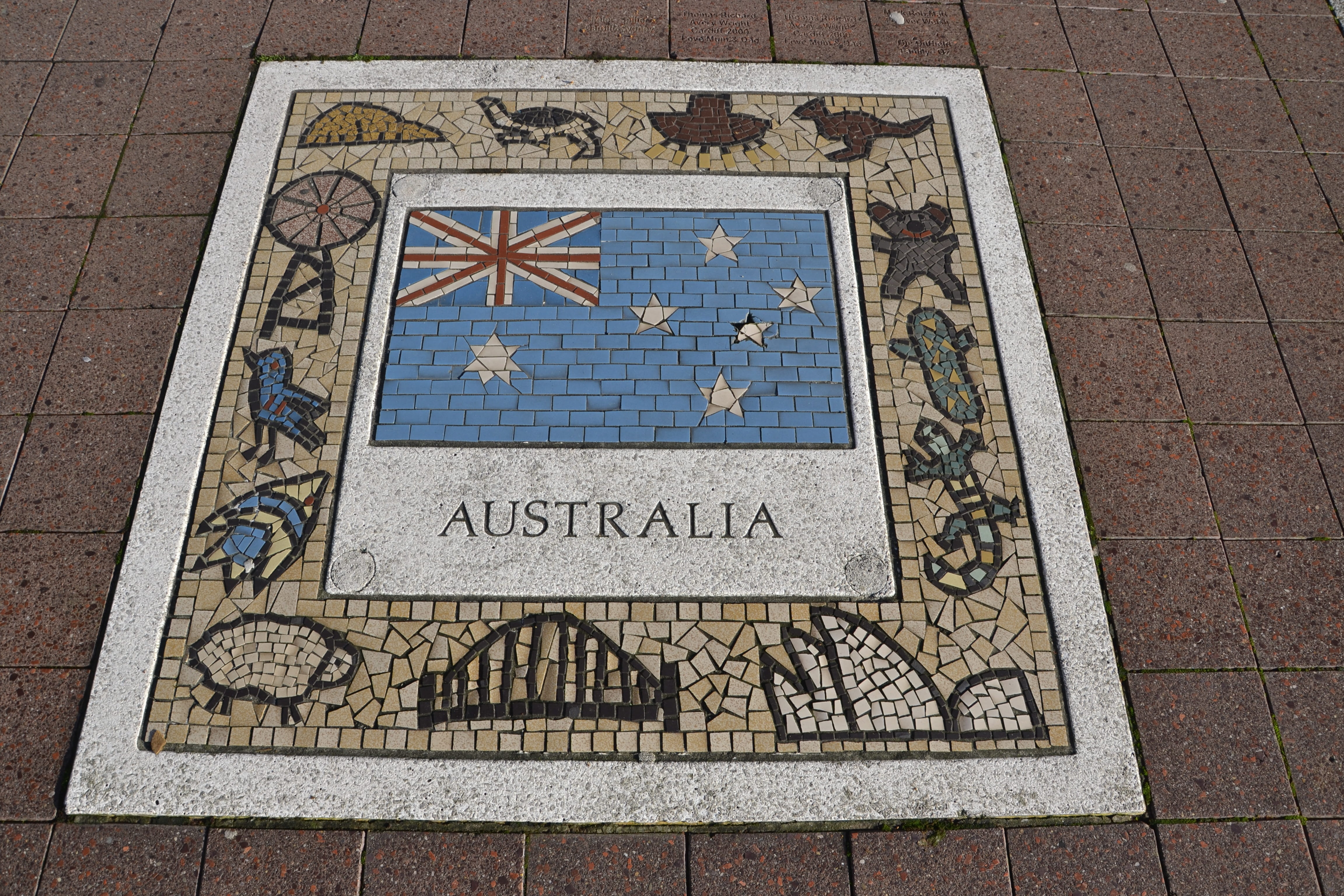 4K, country, competition, mosaic, pattern, history, australia, football, blue, tournament, sport, globalization, team, art and craft, tiled floor, no people, HD Wallpaper