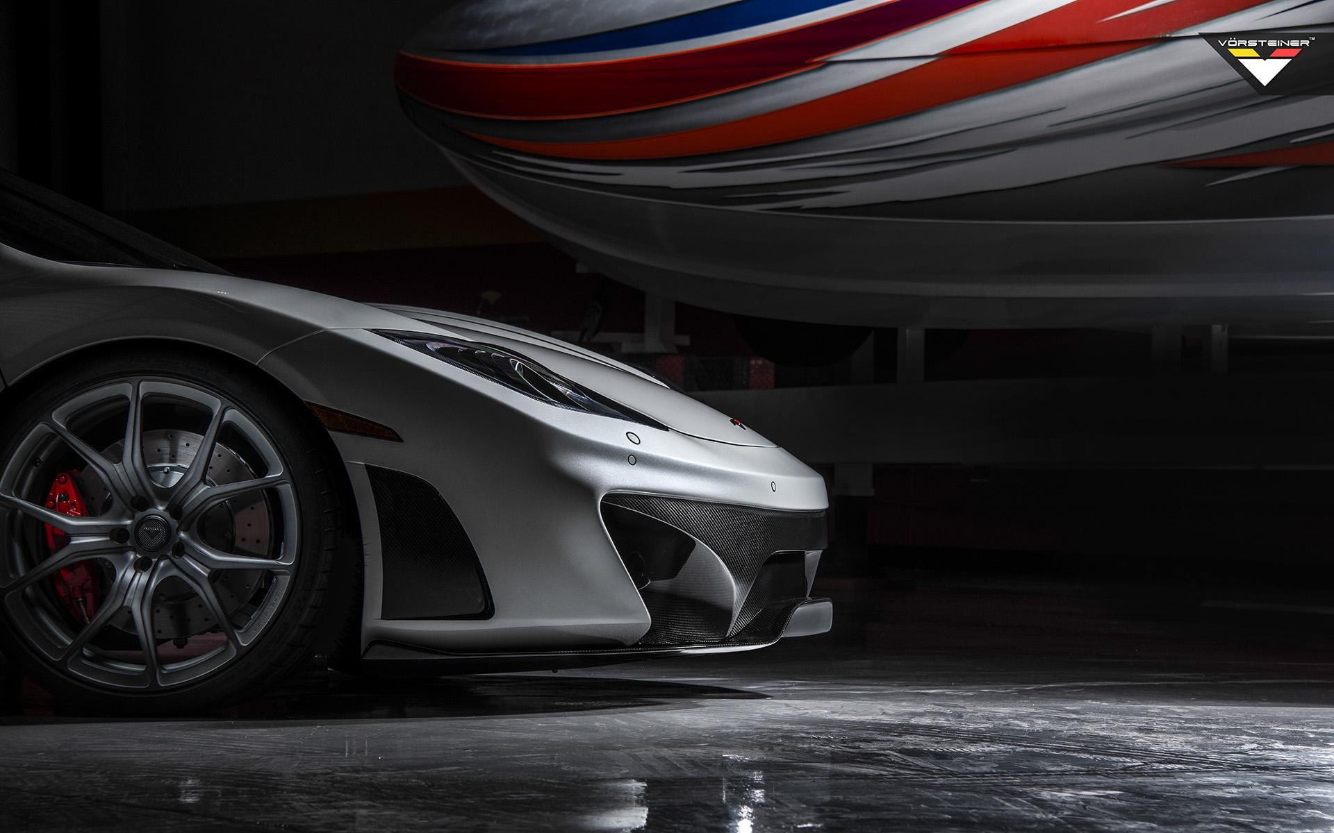 car, vorsteiner, gray, cars, vx, mclaren, mp, 1080P, HD Wallpaper