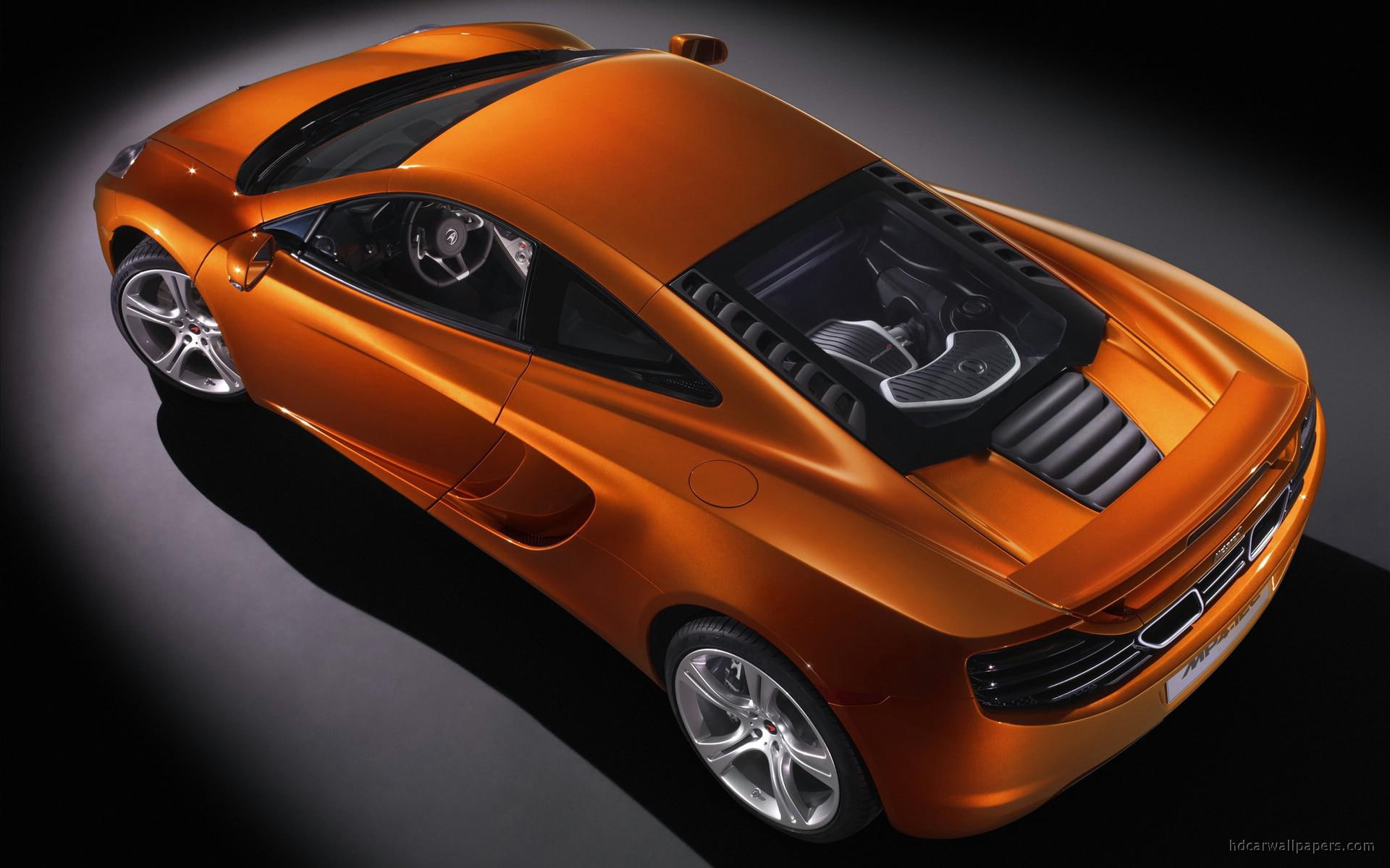 cars, c, 2011, mp, 1080P, f, mclaren, orange, HD Wallpaper