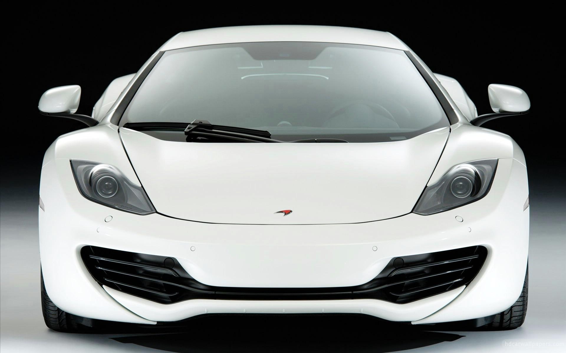 c, 1080P, 2012, white, car, mp, mclaren, cars, HD Wallpaper