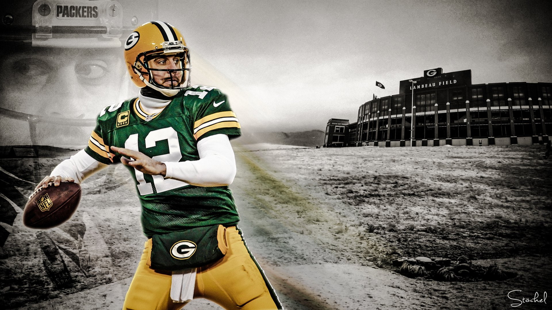 Aaron Rodgers, Football, 1080P, HD Wallpaper