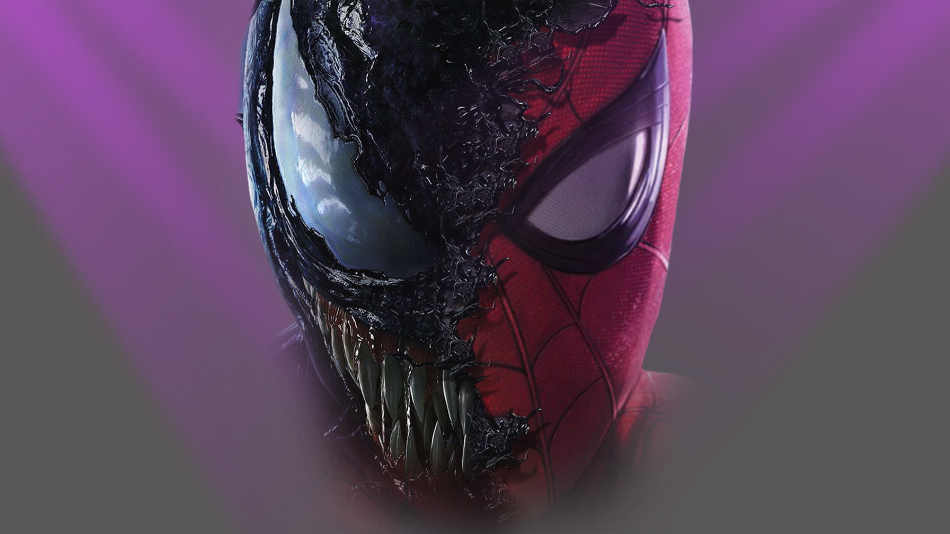 creature, Spider-Man, superhero, 1080P, mask, Venom, artwork, HD Wallpaper