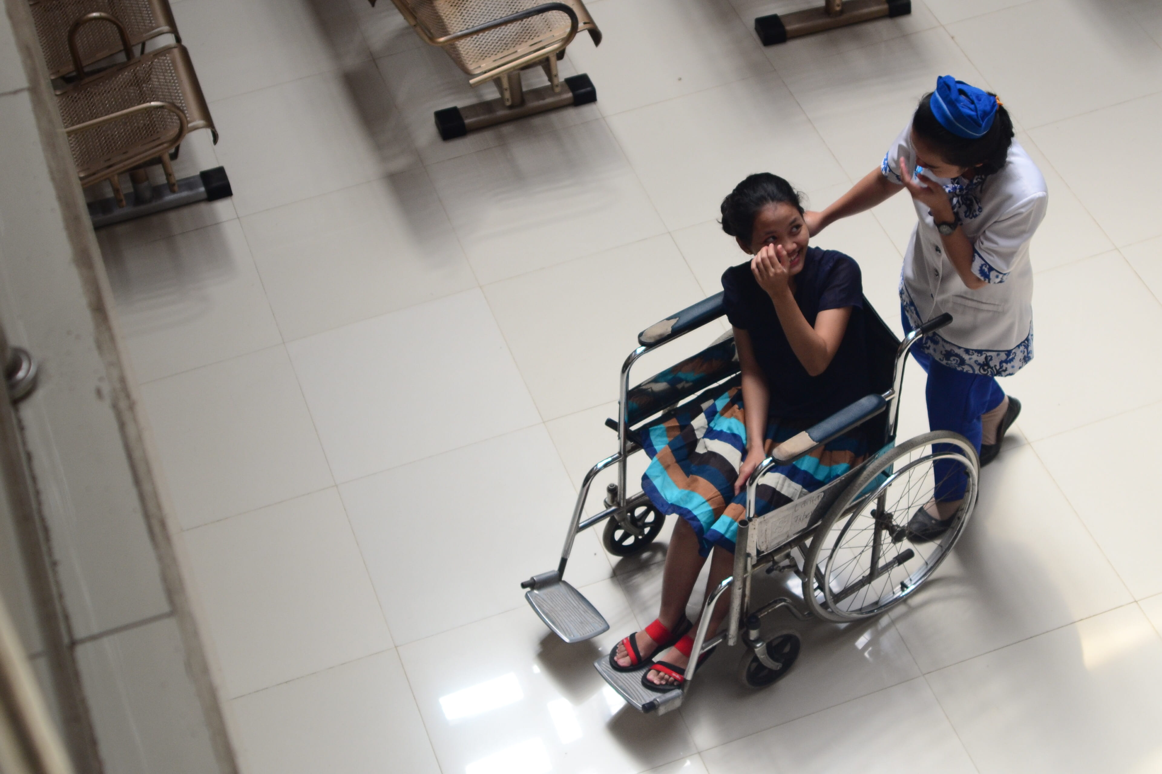 patient, healthy lifestyle, real people, sitting, medical equipment, care, wheelchair, indonesia, 4K, human body part, doctor, full length, clinic, lifestyles, HD Wallpaper