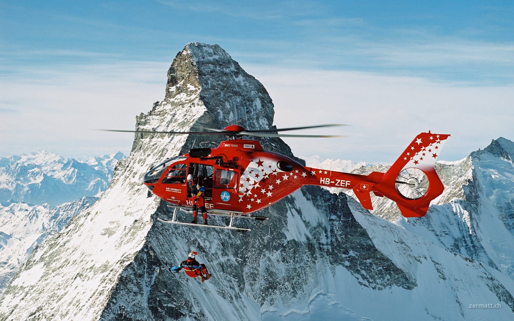 adventure, extreme sports, helicopter, white, cold temperature, sky, beauty in nature, leisure activity, snow, 720P, hb, mountain, snowcapped mountain, HD Wallpaper