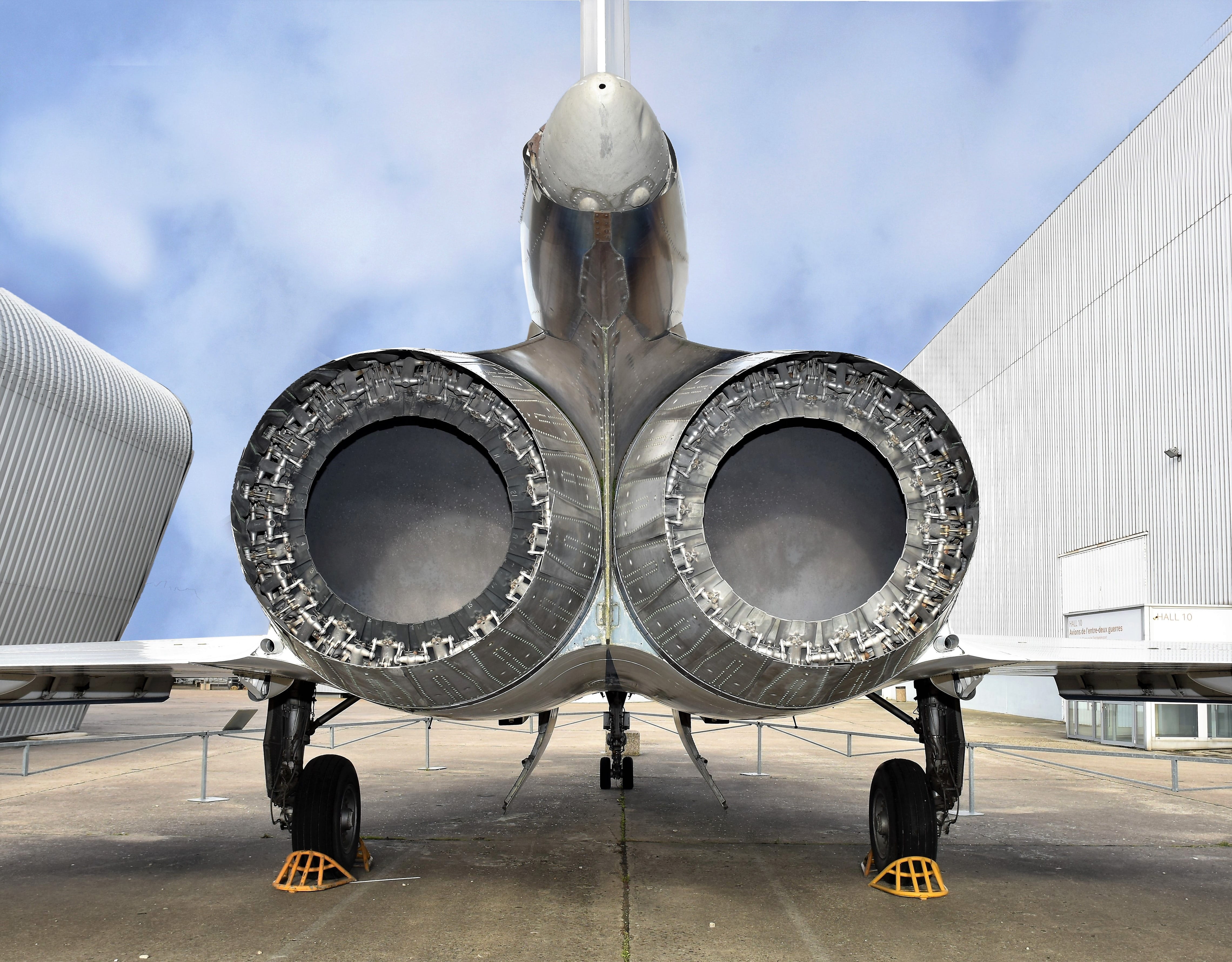 heat, tuyere, speed, mode of transportation, nature, building exterior, travel, 4K, outdoors, aircraft, military, real people, low angle view, mirage iv, HD Wallpaper