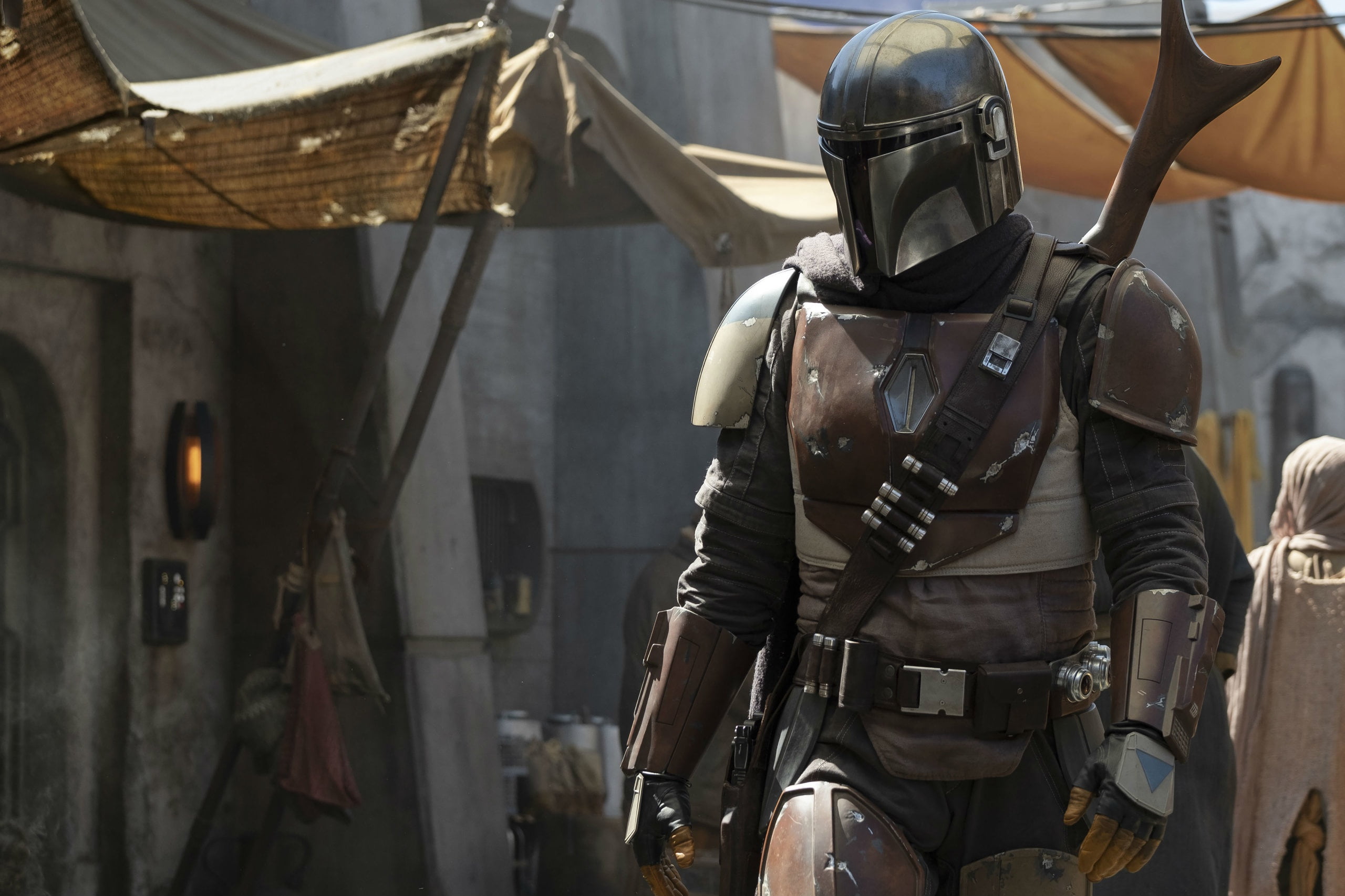 mandalorian, mandalore, the series, 2K, helmet, armor, star wars, HD Wallpaper