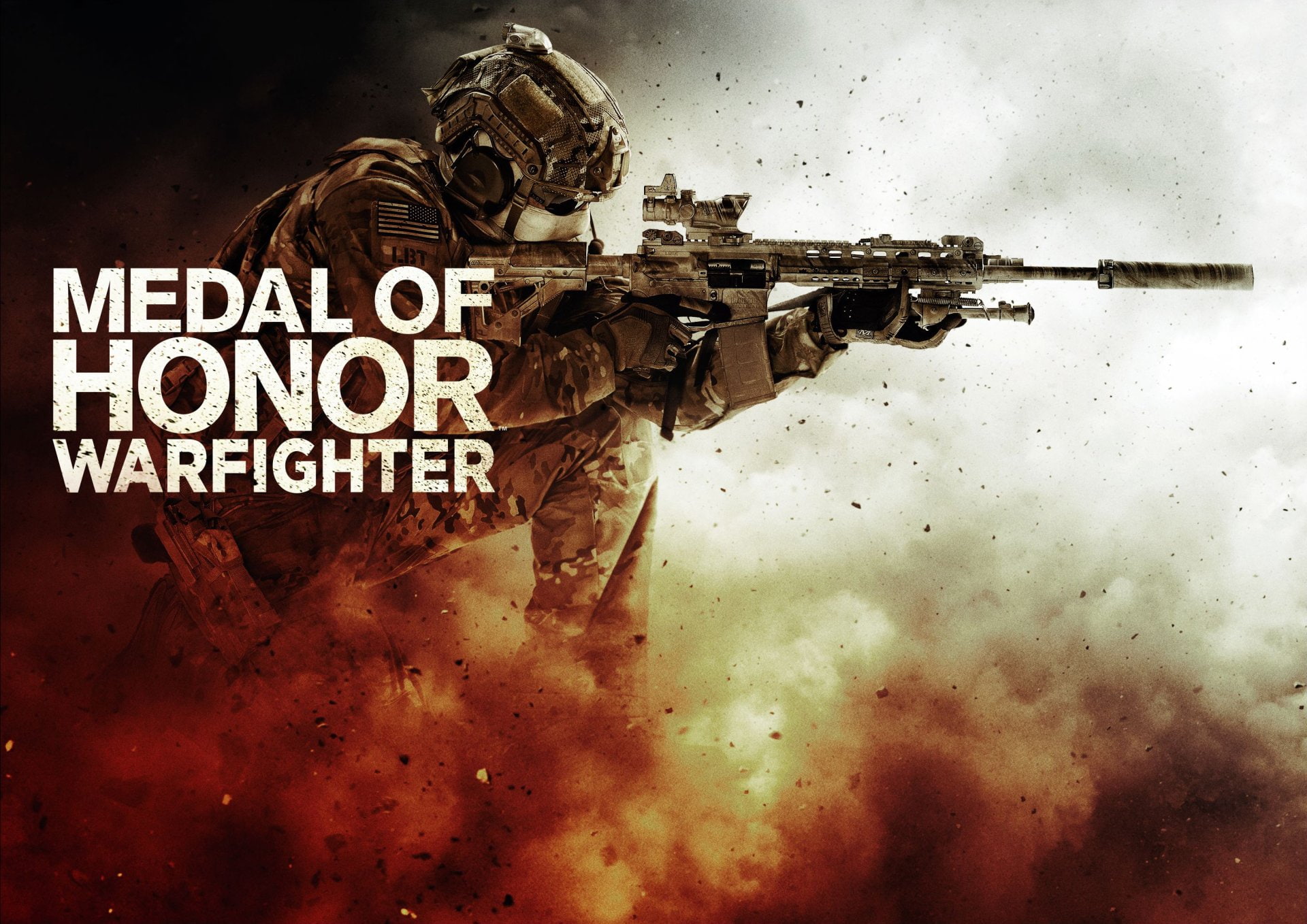 1080P, nature, war, fighting, digital composite, western script, warning sign, security, weapon, military, sign, one person, Medal Of Honor: Warfighter, HD Wallpaper