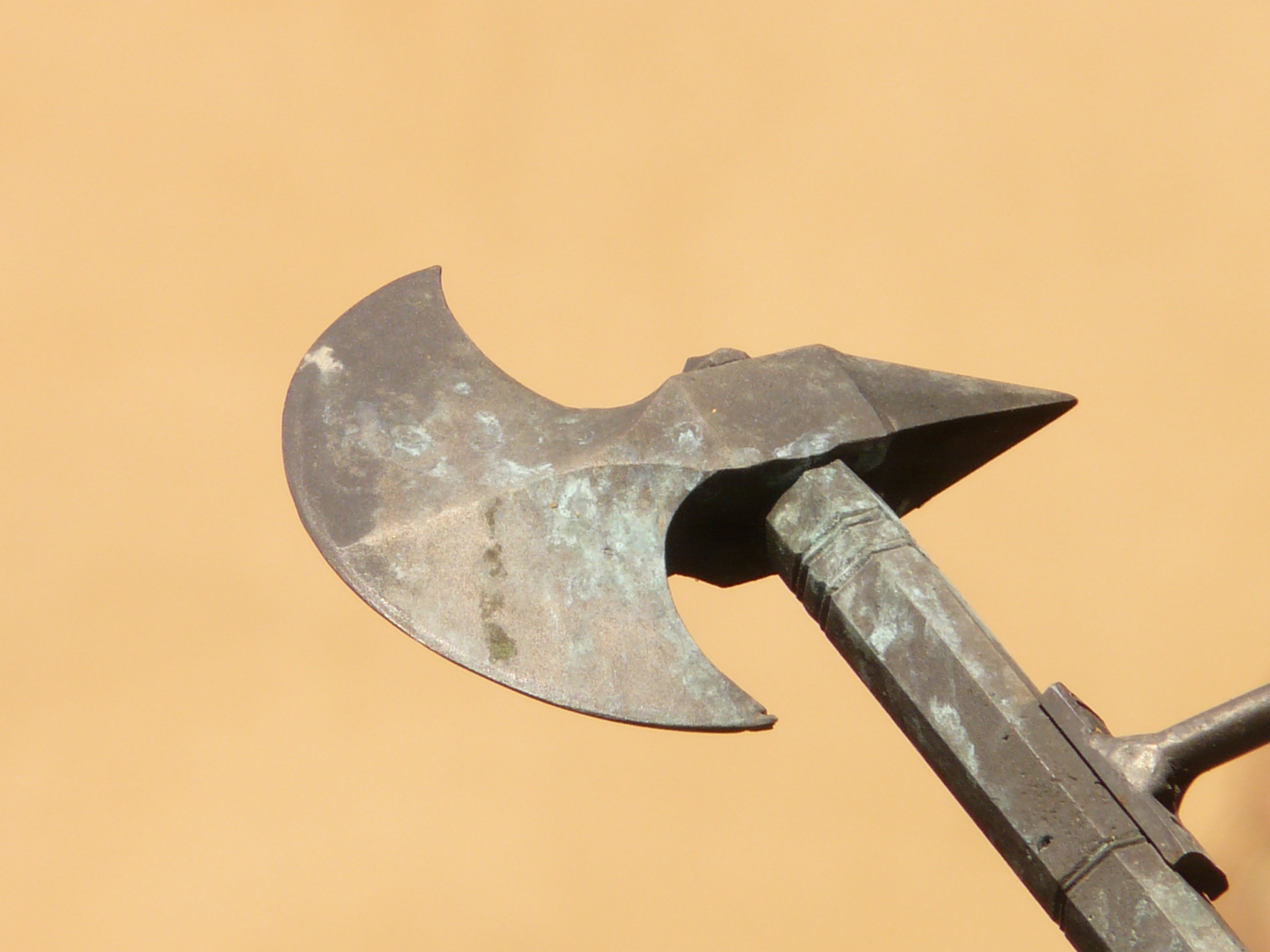 alloy, metal, metal industry, equipment, fight, axe, construction Industry, cut weapon, hand tool, single object, knife - weapon, iron, grey, steel, studio shot, HD Wallpaper