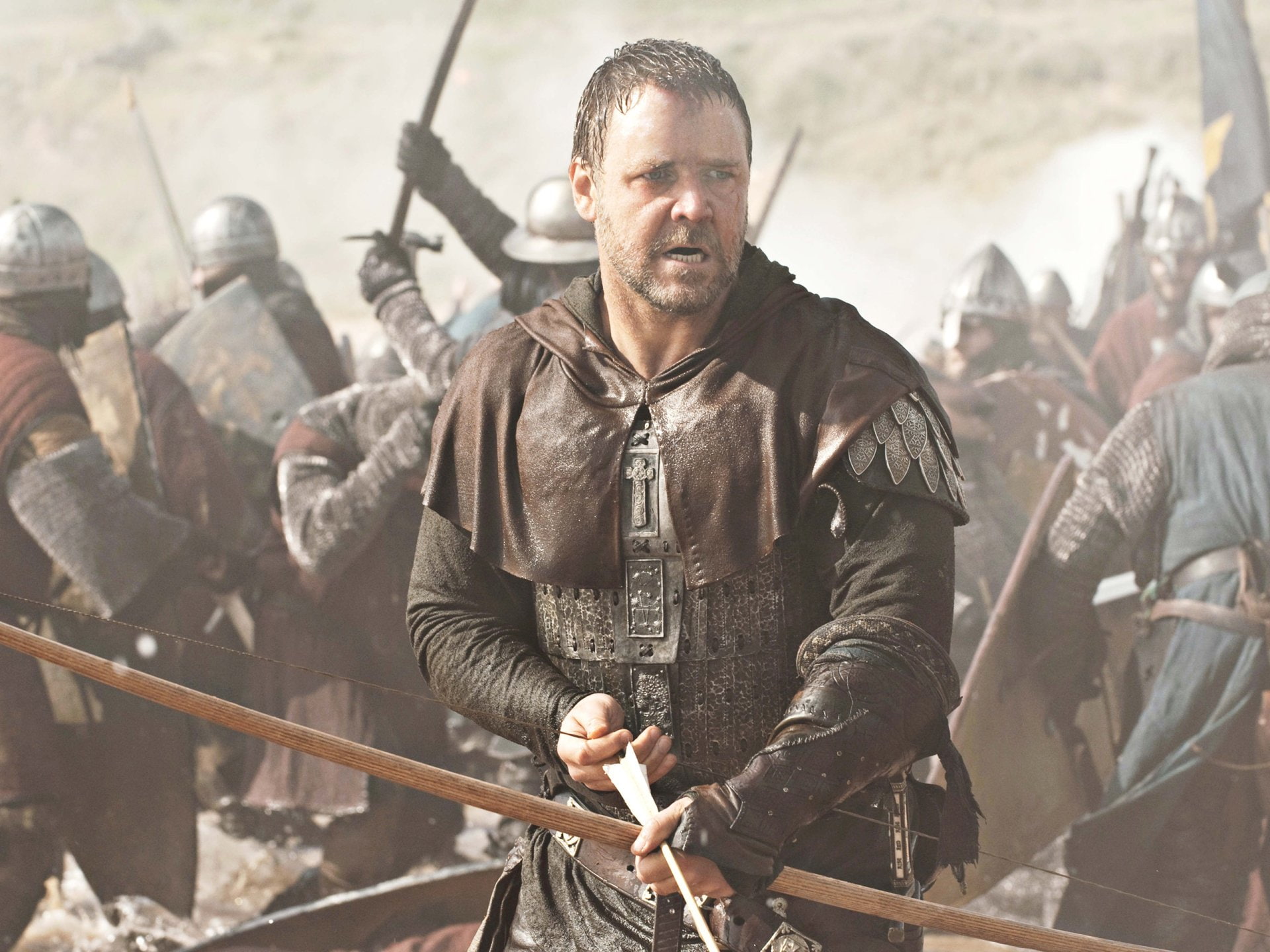 1080P, Robin Hood, Russell Crowe, HD Wallpaper