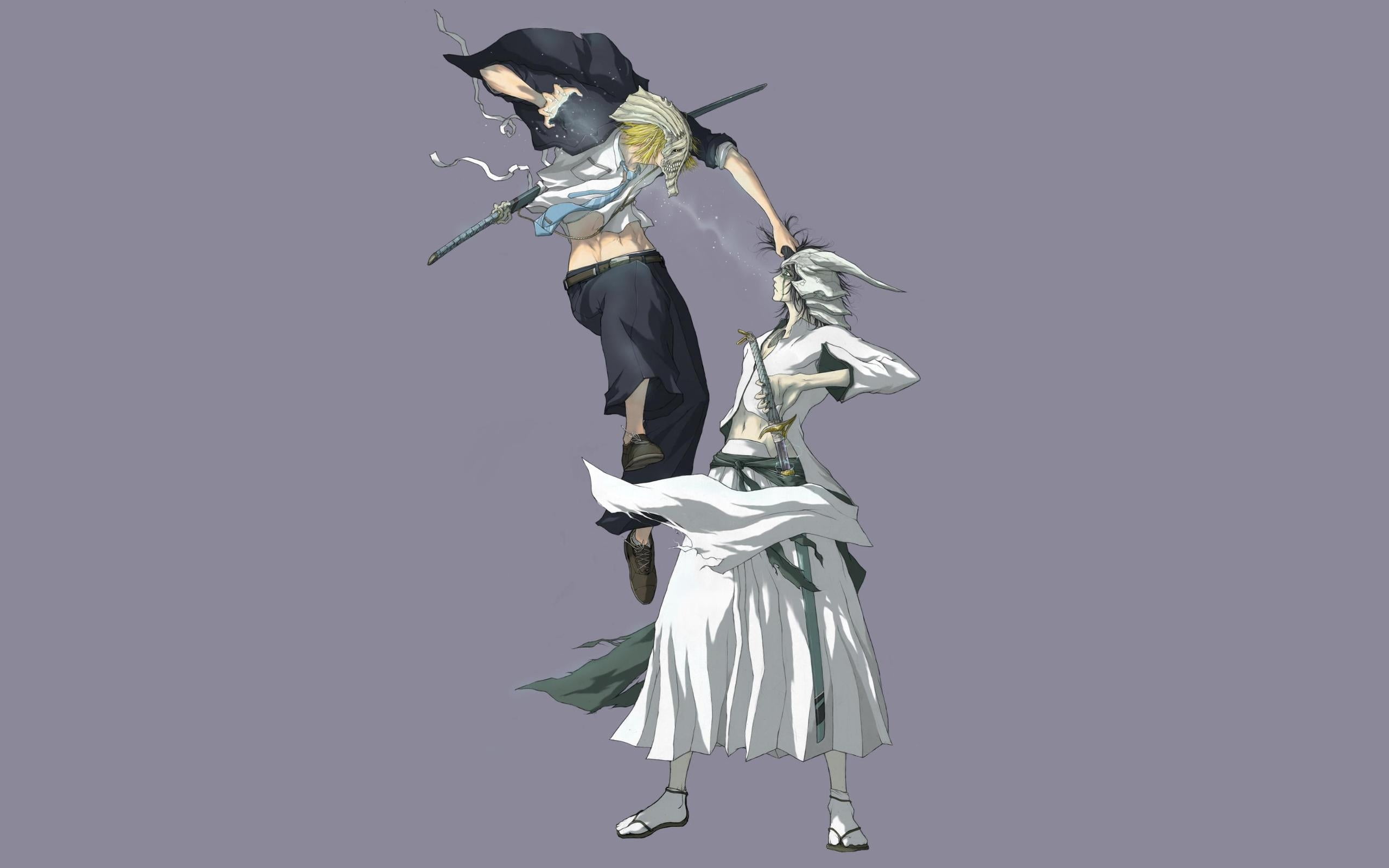 creativity, 2K, one animal, shinji ulquiorra, animated, knight - Person, indoors, nature, representation, studio shot, men, gray background, HD Wallpaper
