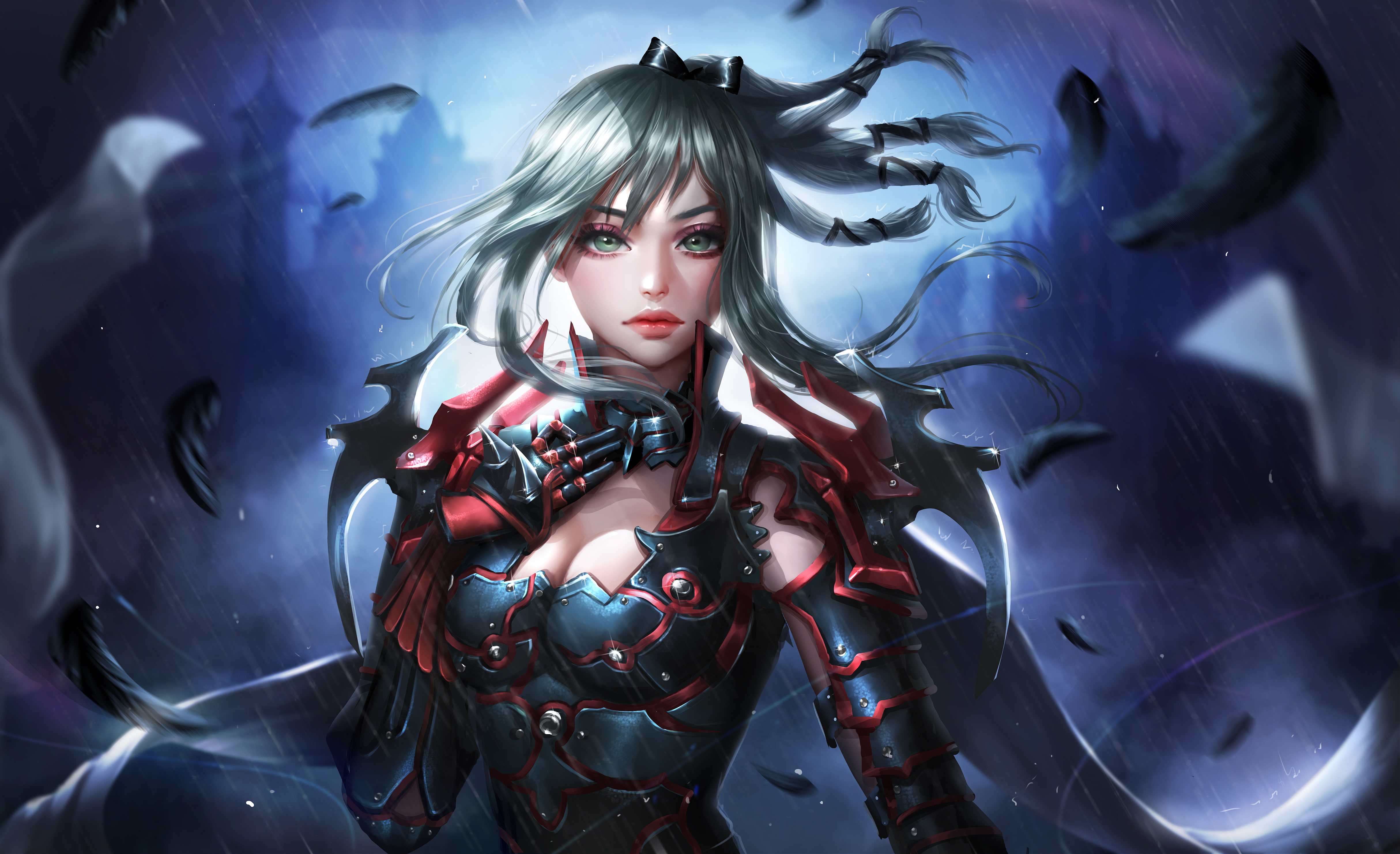 Aranea Highwind, untitled, Fantasy girl, 4K, 4K, Final Fantasy XV, HD Wallpaper