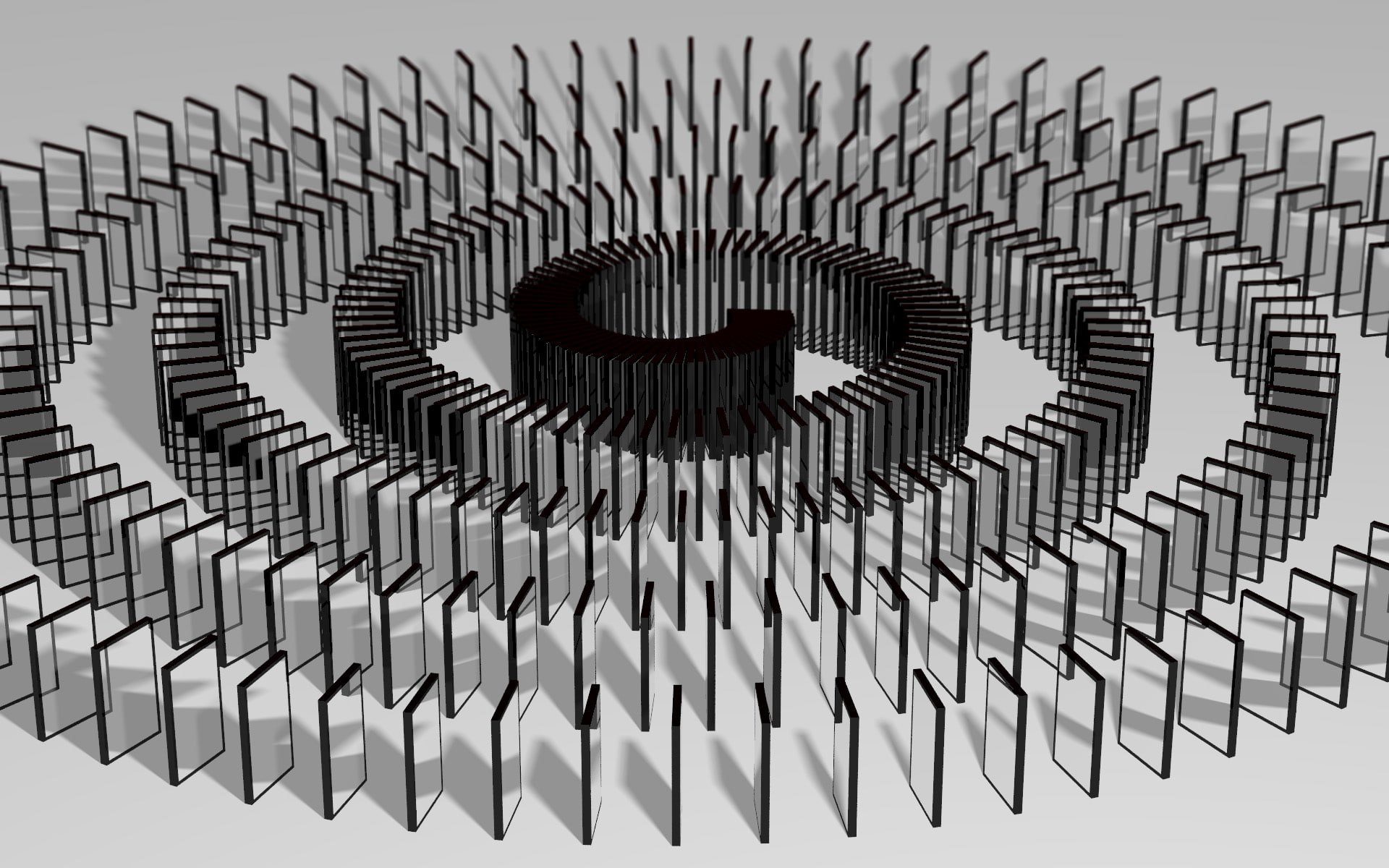 domino, digital/artwork, 1080P, circle, hd, HD Wallpaper