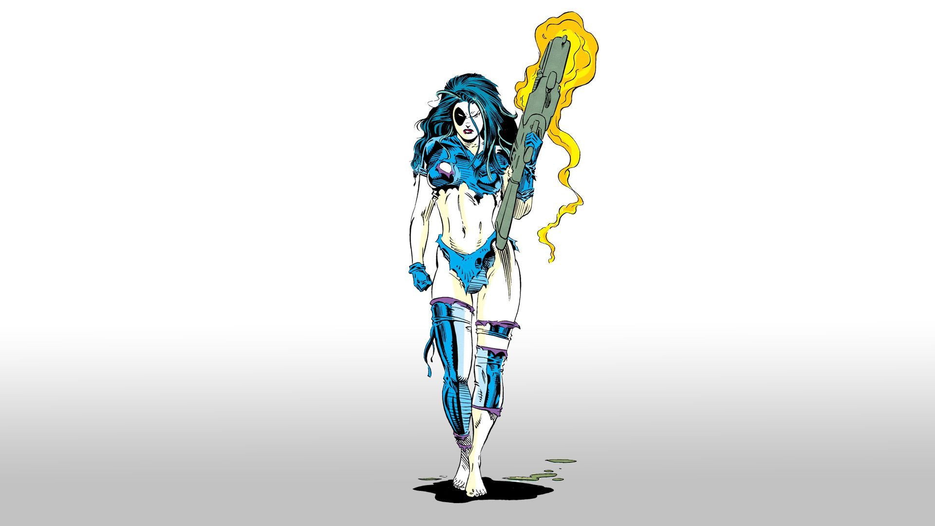 1080P, domino, 1920x1080, comics, marvel, HD Wallpaper