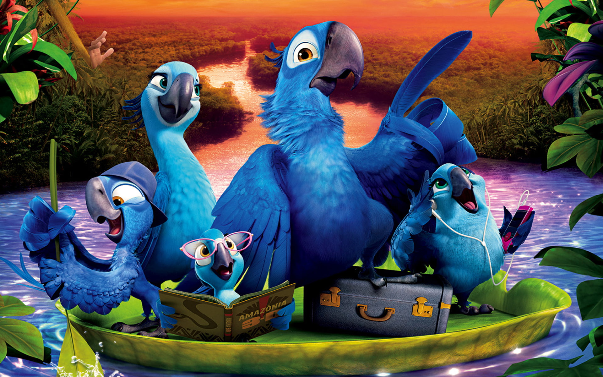 2014, 1080P, rio, movie, HD Wallpaper