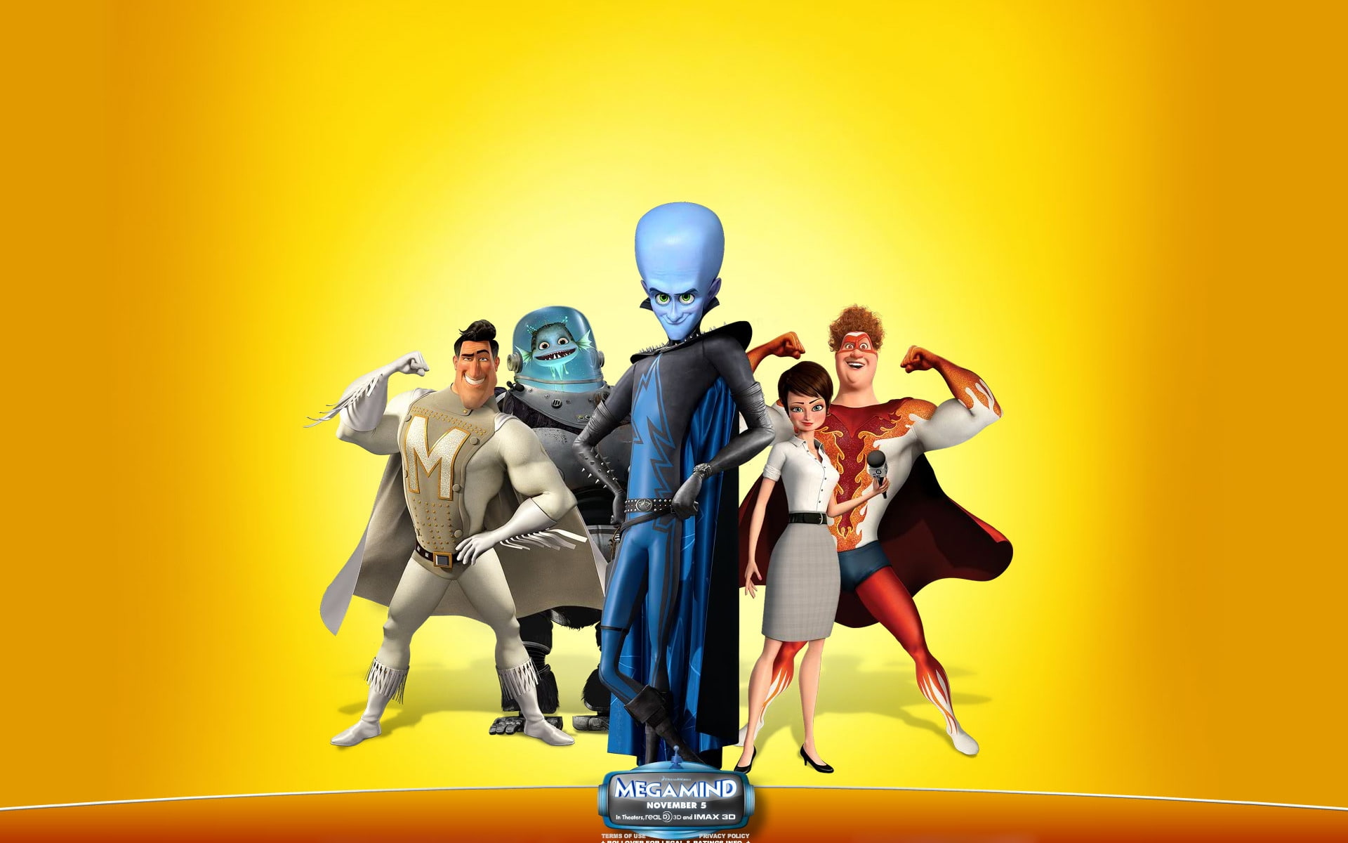 1080P, megamind, movie, HD Wallpaper