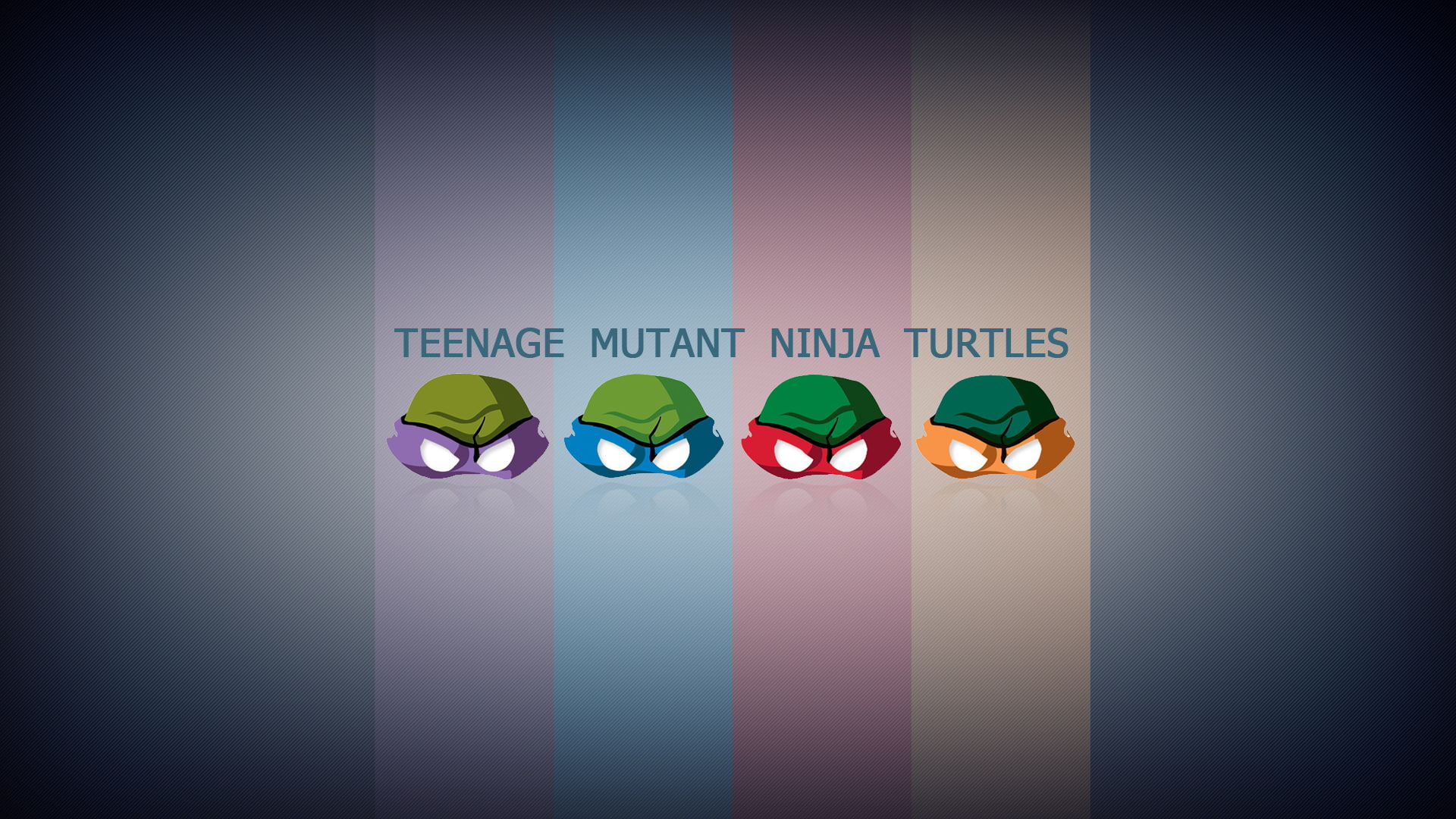 indoors, 1080P, text, blue background, colored background, personal accessory, Michelangelo, tmnt, gray, capital letter, Rafael, representation, HD Wallpaper