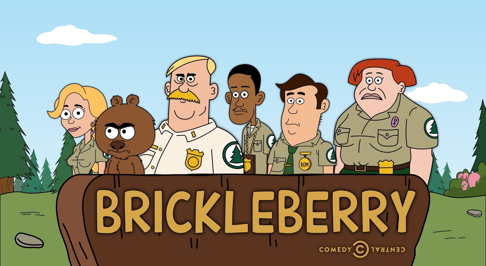 brickleberry, sky, day, adult, information, Others, sign, outdoors, people, mammal, western script, representation, human representation, males, HD Wallpaper