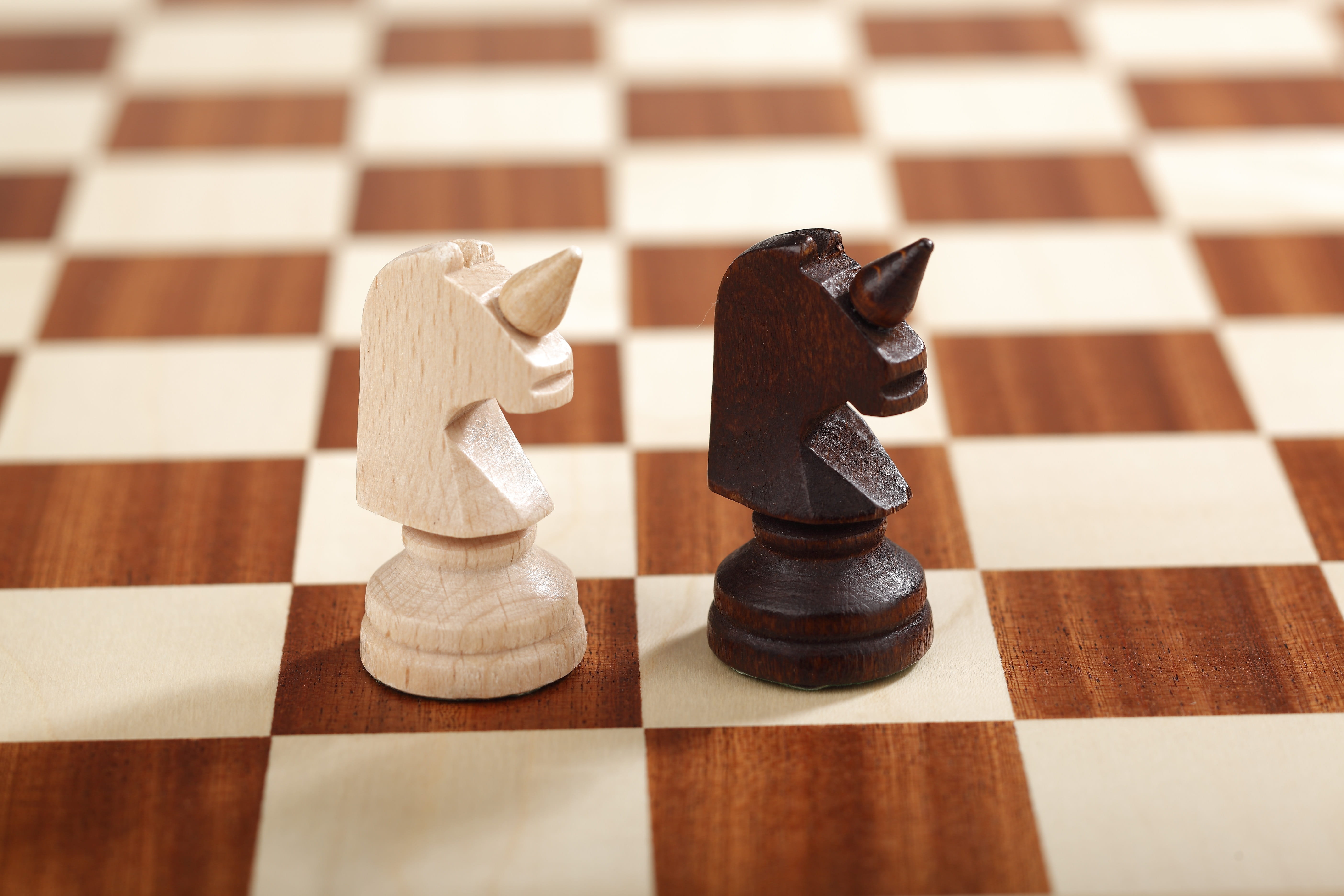 conflict, challenge, springer, chess game, indoors, knight - chess piece, no people, animal representation, tower, strategy game, strategy, chess board, HD Wallpaper