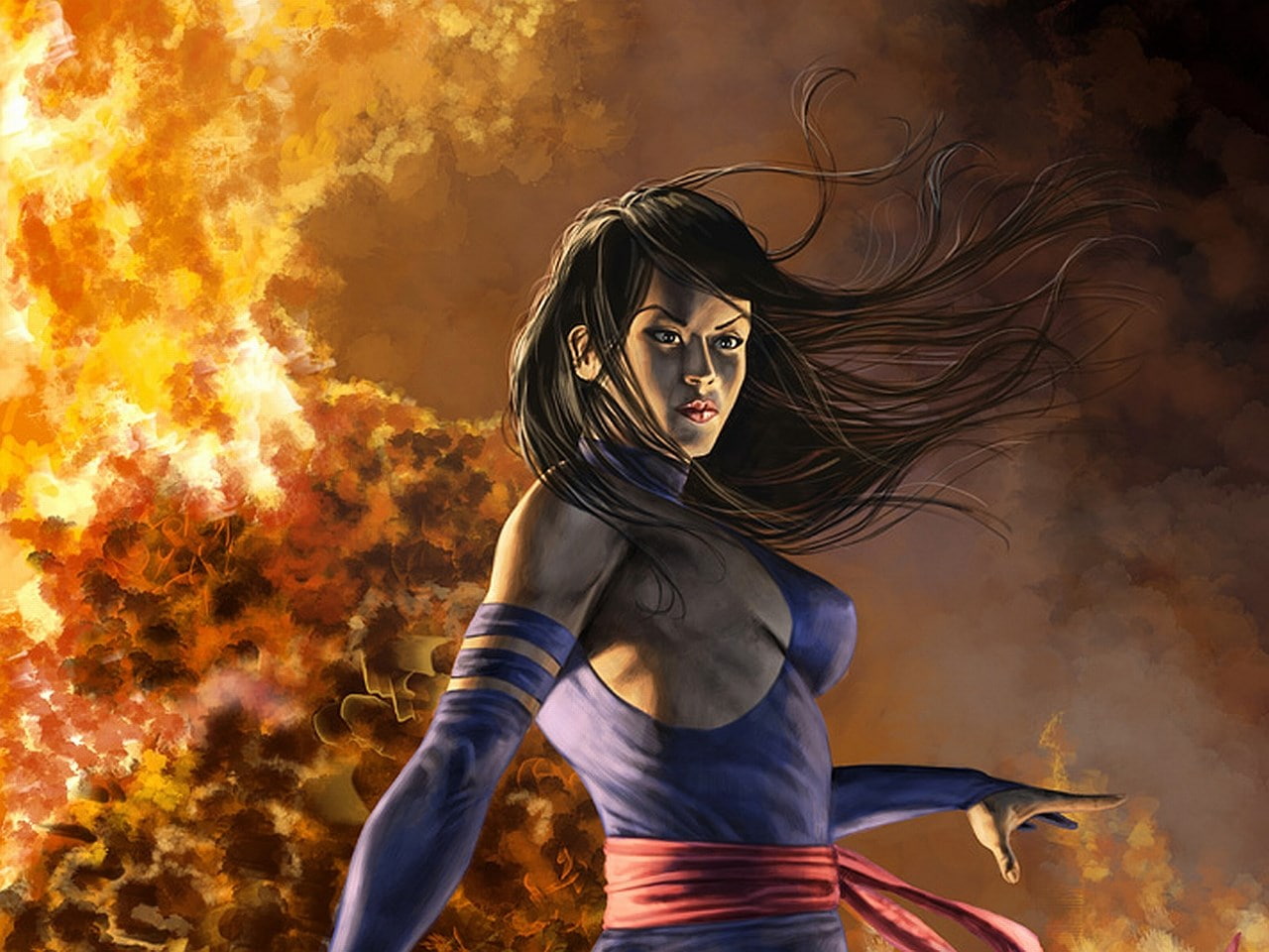 720P, psylocke, HD Wallpaper