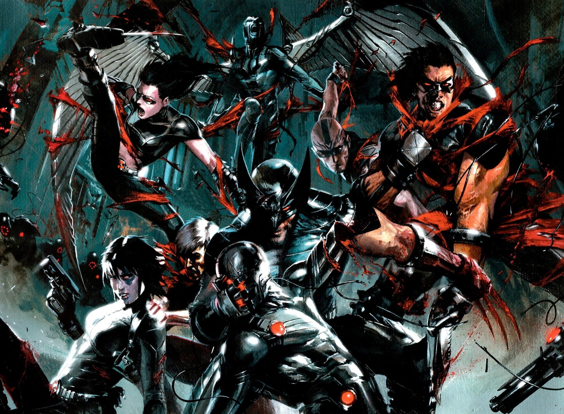 1080P, Comics, X-Force, X-Men, HD Wallpaper