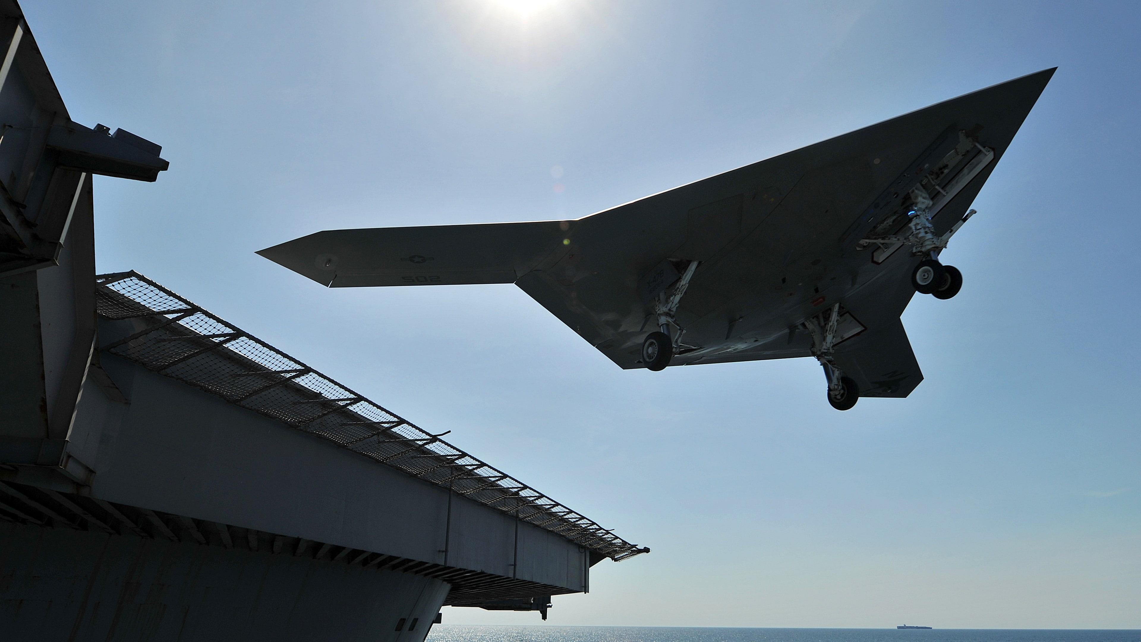 X-47B, Pegasus, flight, drone, U.S. Air Force, US Army, Northrop Grumman, UCAS-D, 4K, HD Wallpaper