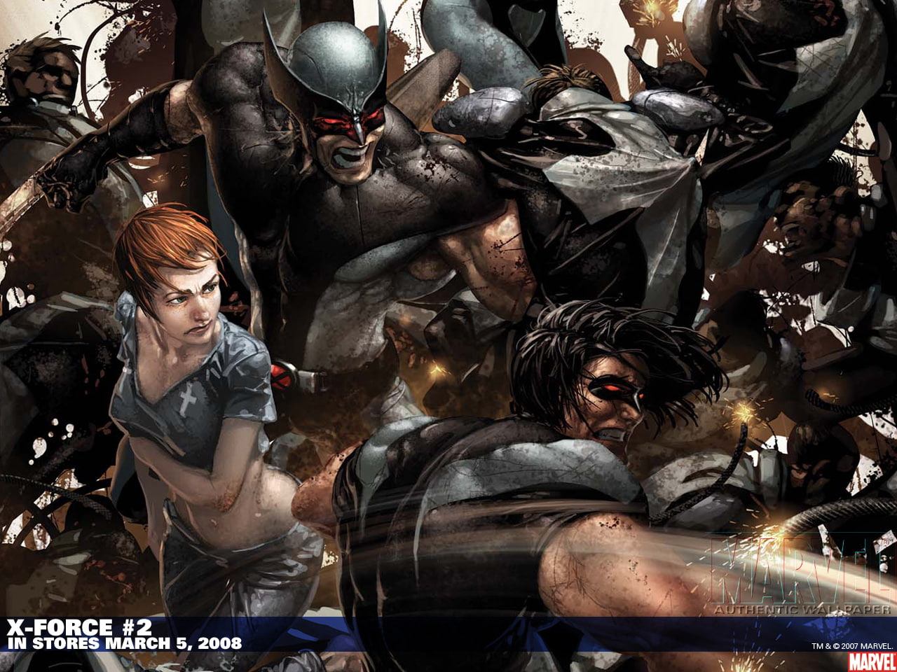 X-Force, 720P, Comics, HD Wallpaper