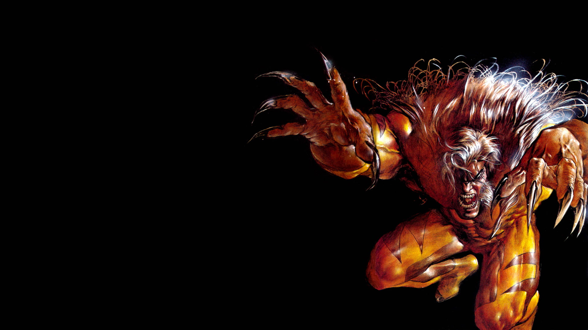 Comics, Sabretooth, 1080P, HD Wallpaper