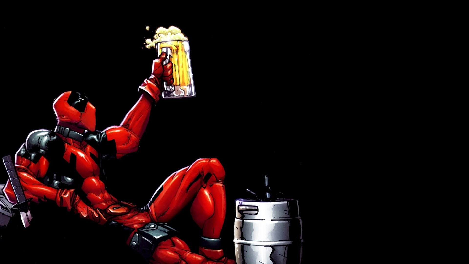 Deadpool, Merc with a Mouth, Comics, 1080P, HD Wallpaper
