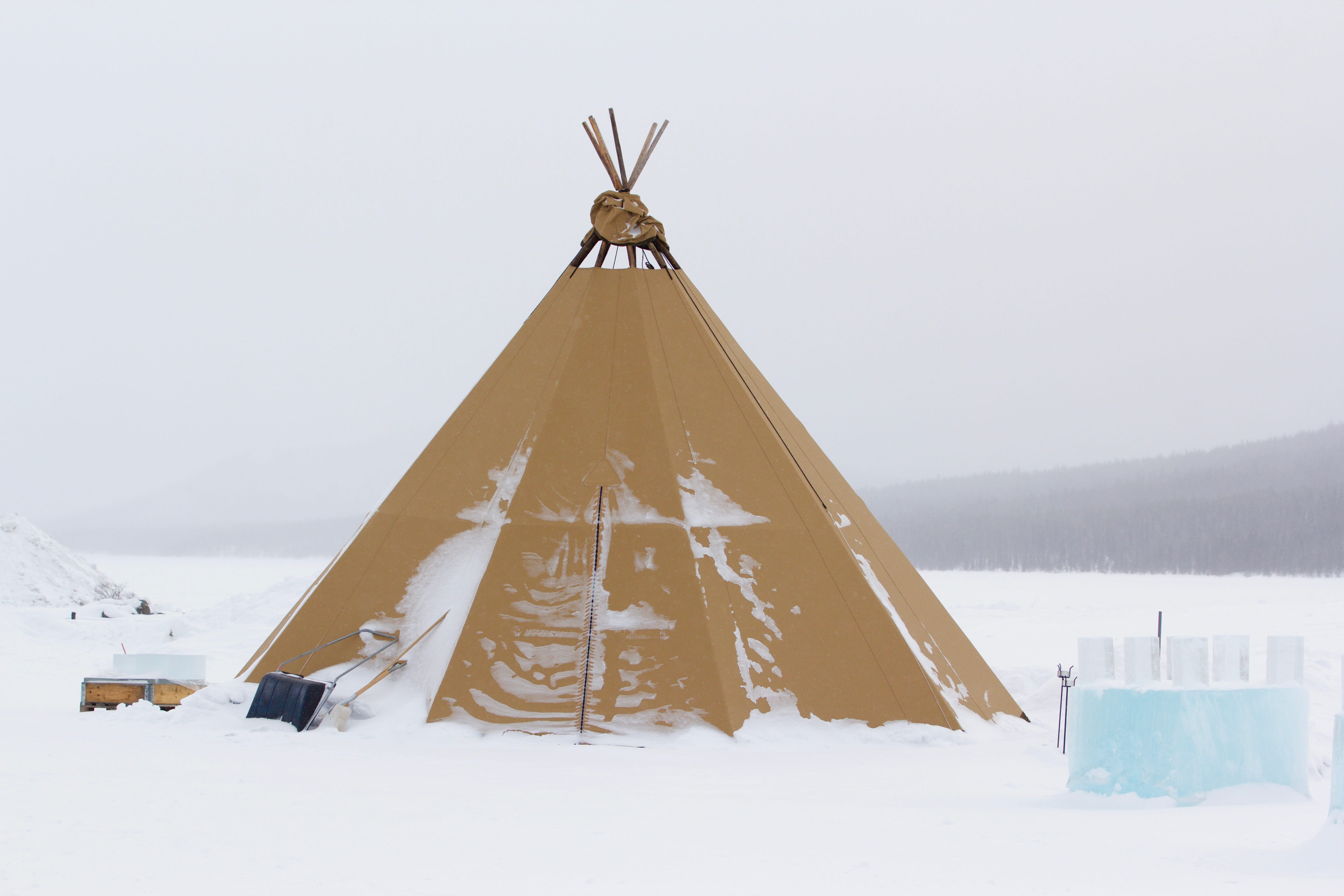 snowcapped mountain, Tent, snowfield, holiday, day, Snow, cold - Temperature, tranquil scene, environment, nature, White, cold, sky, rural scene, snowing, HD Wallpaper