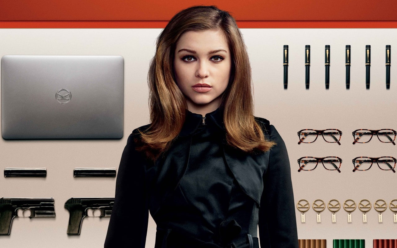 lifestyles, real people, front view, young adult, Kingsman, indoors, computer, actress, technology, looking at camera, Sophie Cookson, hair, portrait, business, HD Wallpaper