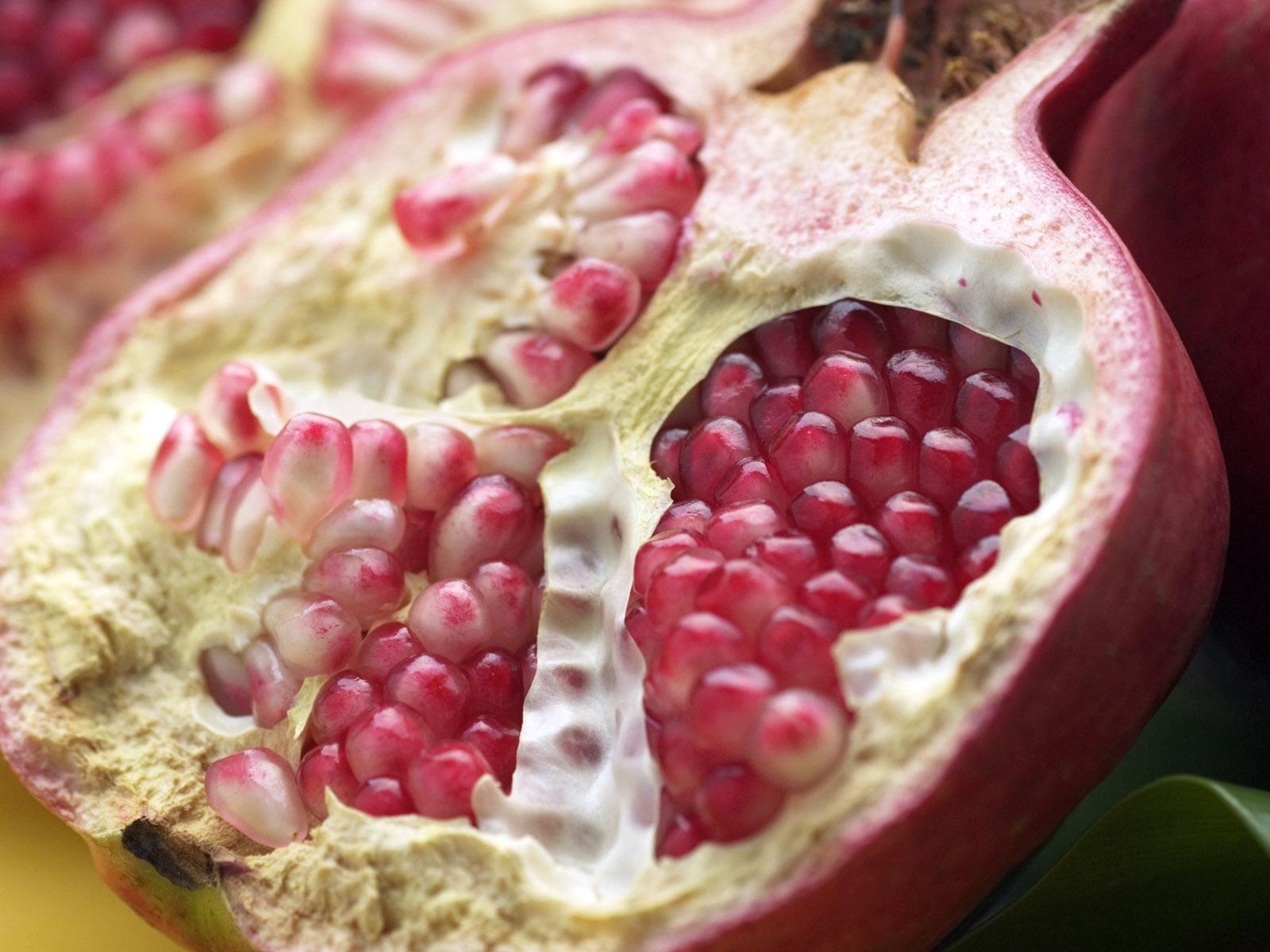 wellbeing, grenades, pink color, temptation, no people, close-up, bowl, sweet food, focus on foreground, sweet, pomegranate seed, red, healthy eating, selective focus, HD Wallpaper