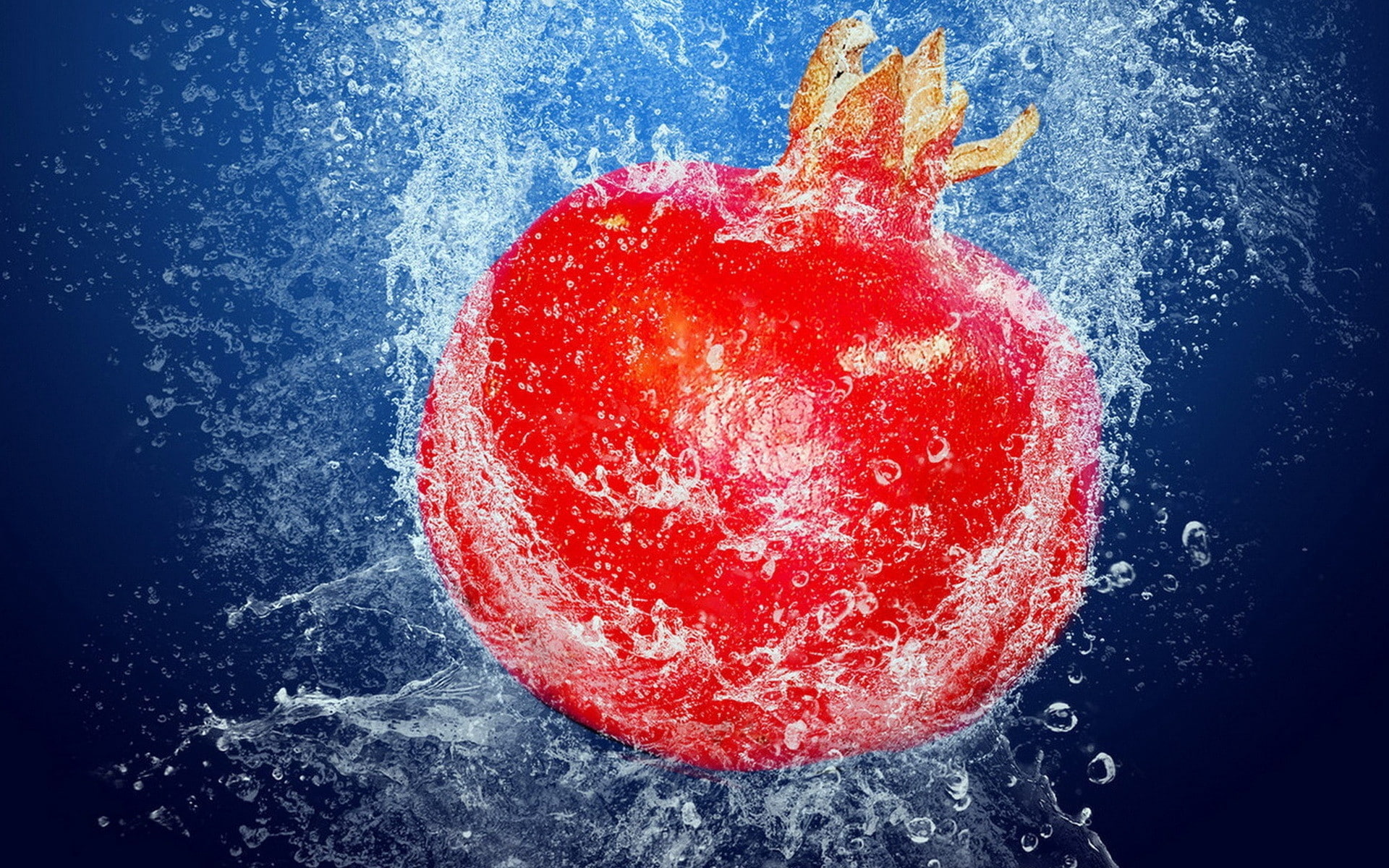 fruit, spray, pomegranate, 1080P, HD Wallpaper