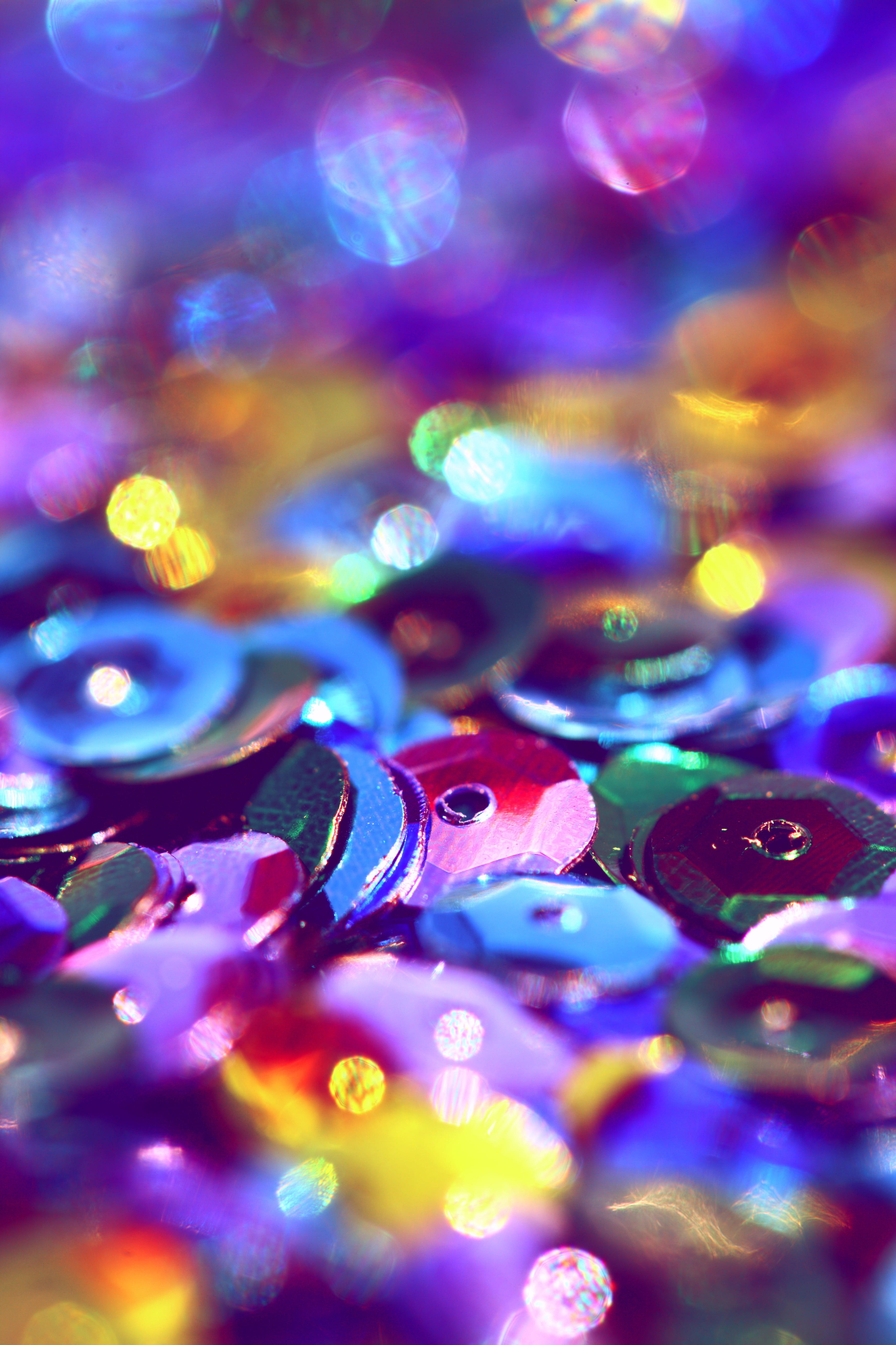 color, lighting equipment, no people, selective focus, backgrounds, full frame, round out, multicolor, pattern, illuminated, shallow, high angle view, metallic, Phone HD Wallpaper