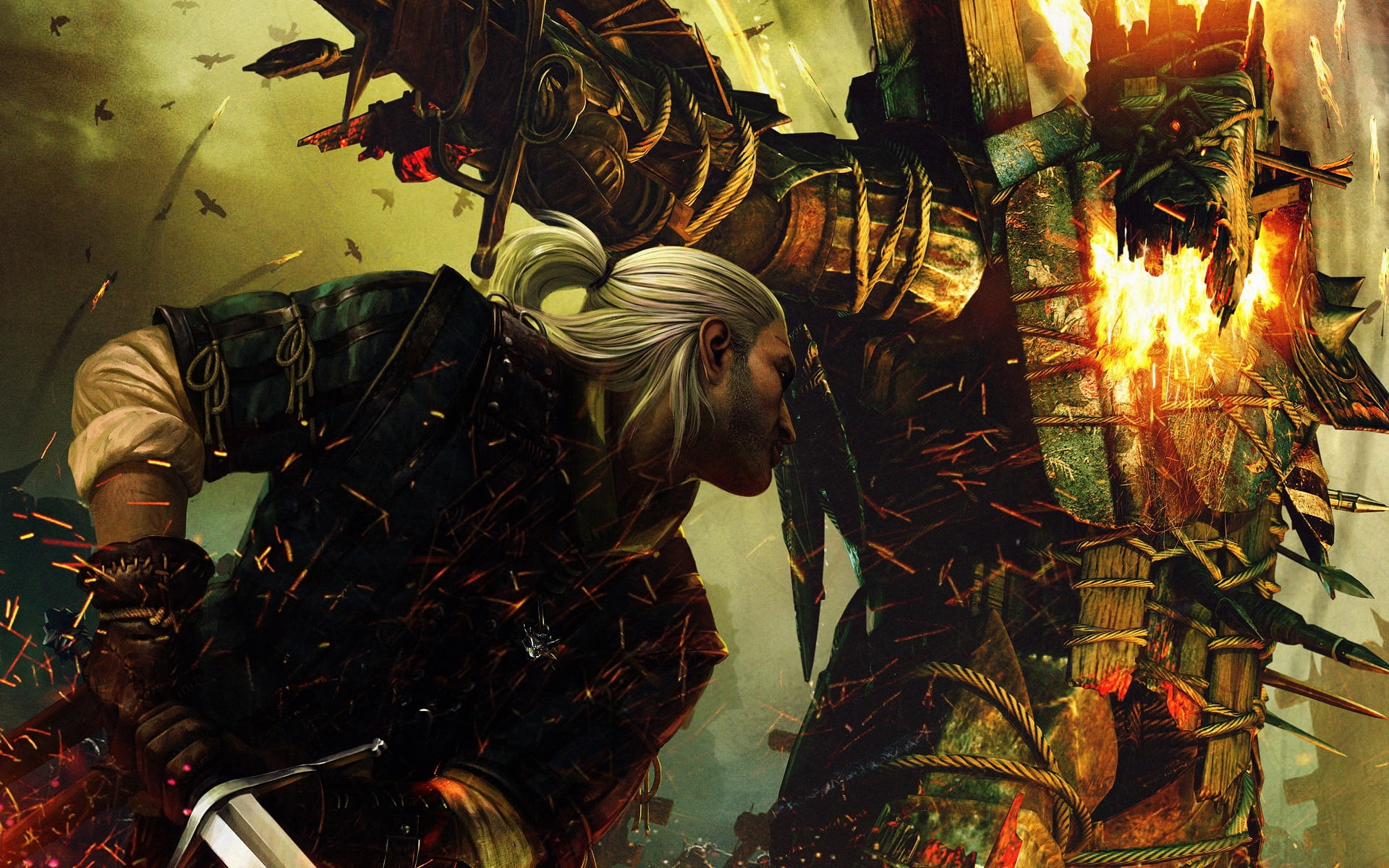 games, 1080P, poster, action, witcher, game, video, character, HD Wallpaper