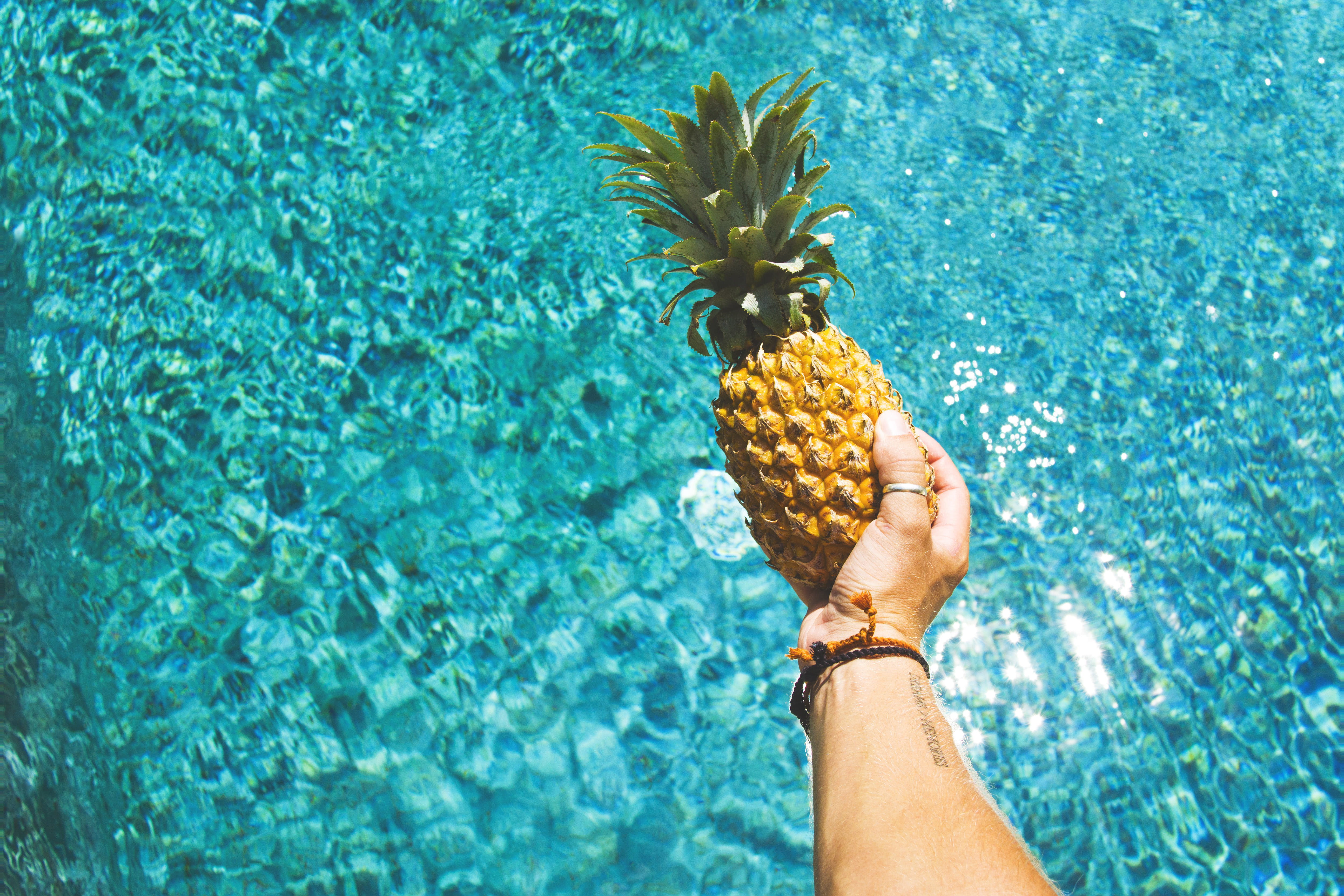 real people, finger, personal perspective, body part, holding, day, blue, vacations, summer, outdoors, swimming Pool, freshness, one person, females, water, HD Wallpaper