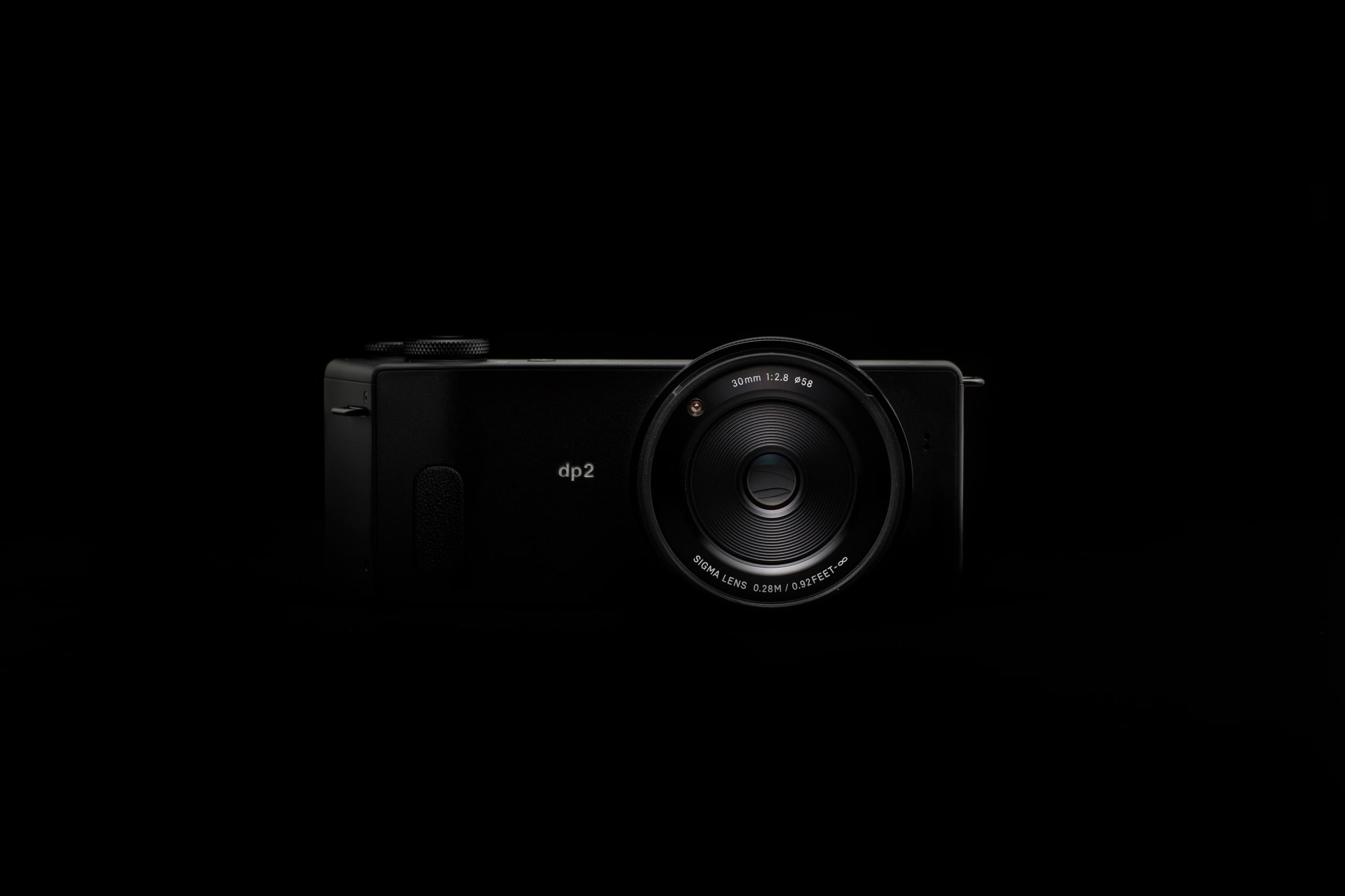 black background, Quattro, DP2, 1080P, Sigma, HD Wallpaper