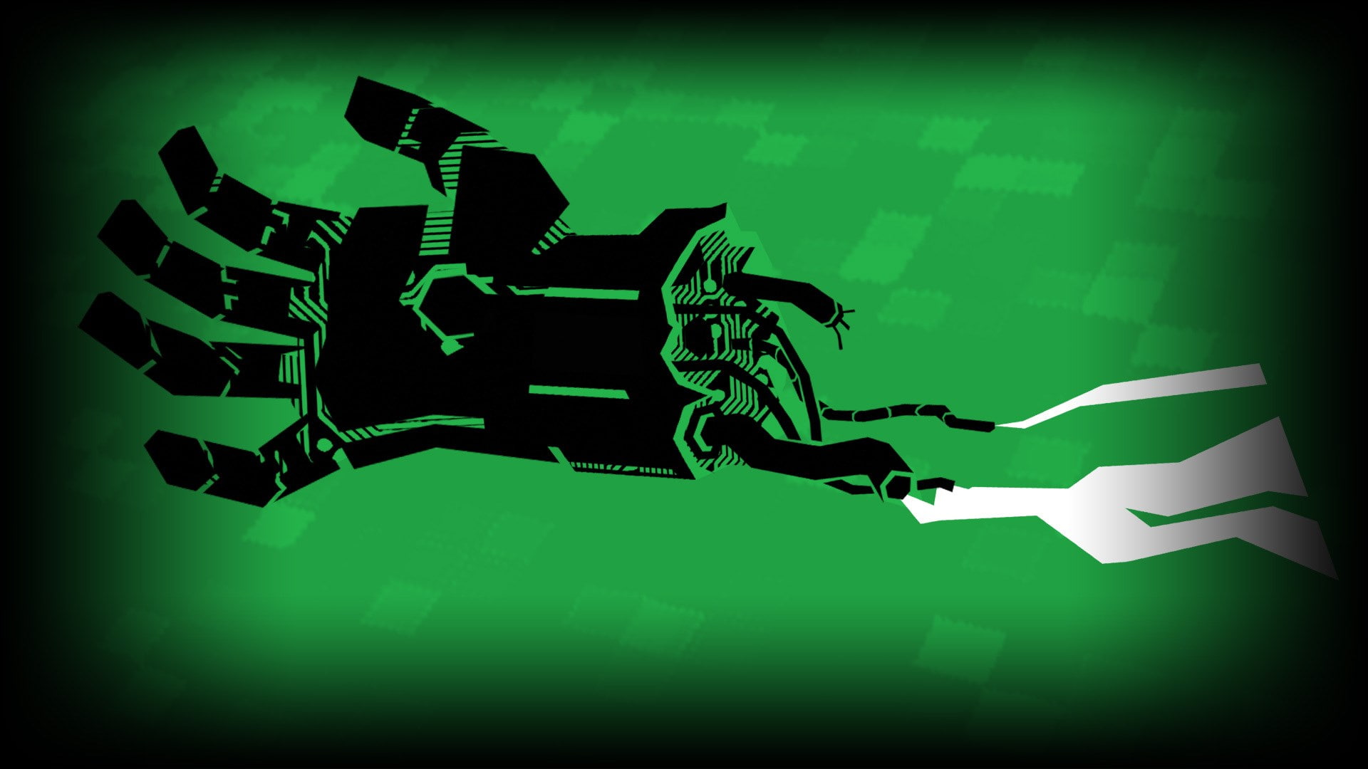 silhouette, indoors, connection, vignette, communication, no people, studio shot, night, nature, bedlam, mid-air, 1080P, leisure activity, machinery, green color, HD Wallpaper