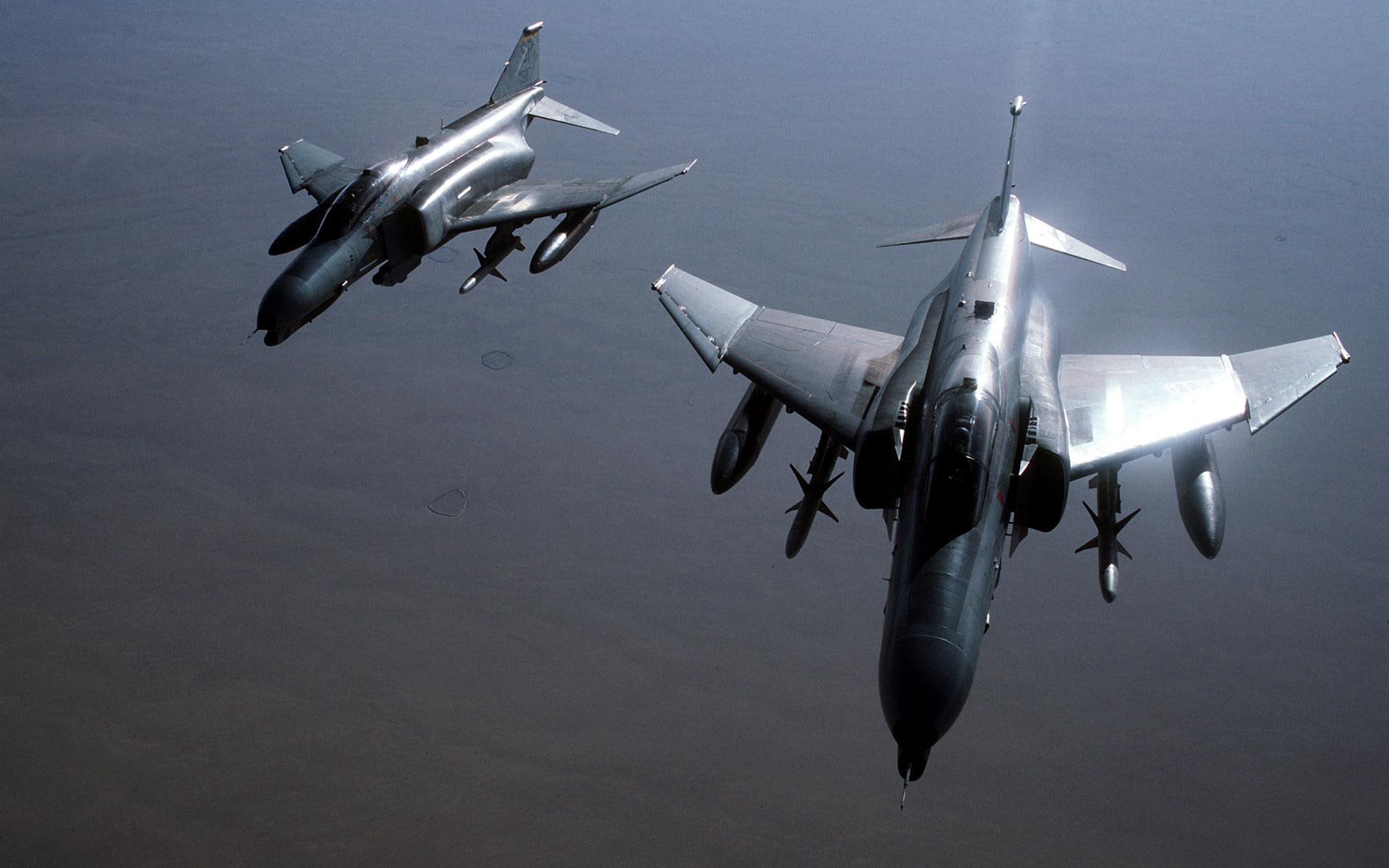 spacecrafts, two, fighting, s, gray, 1080P, planes, weasels, wild, f, HD Wallpaper