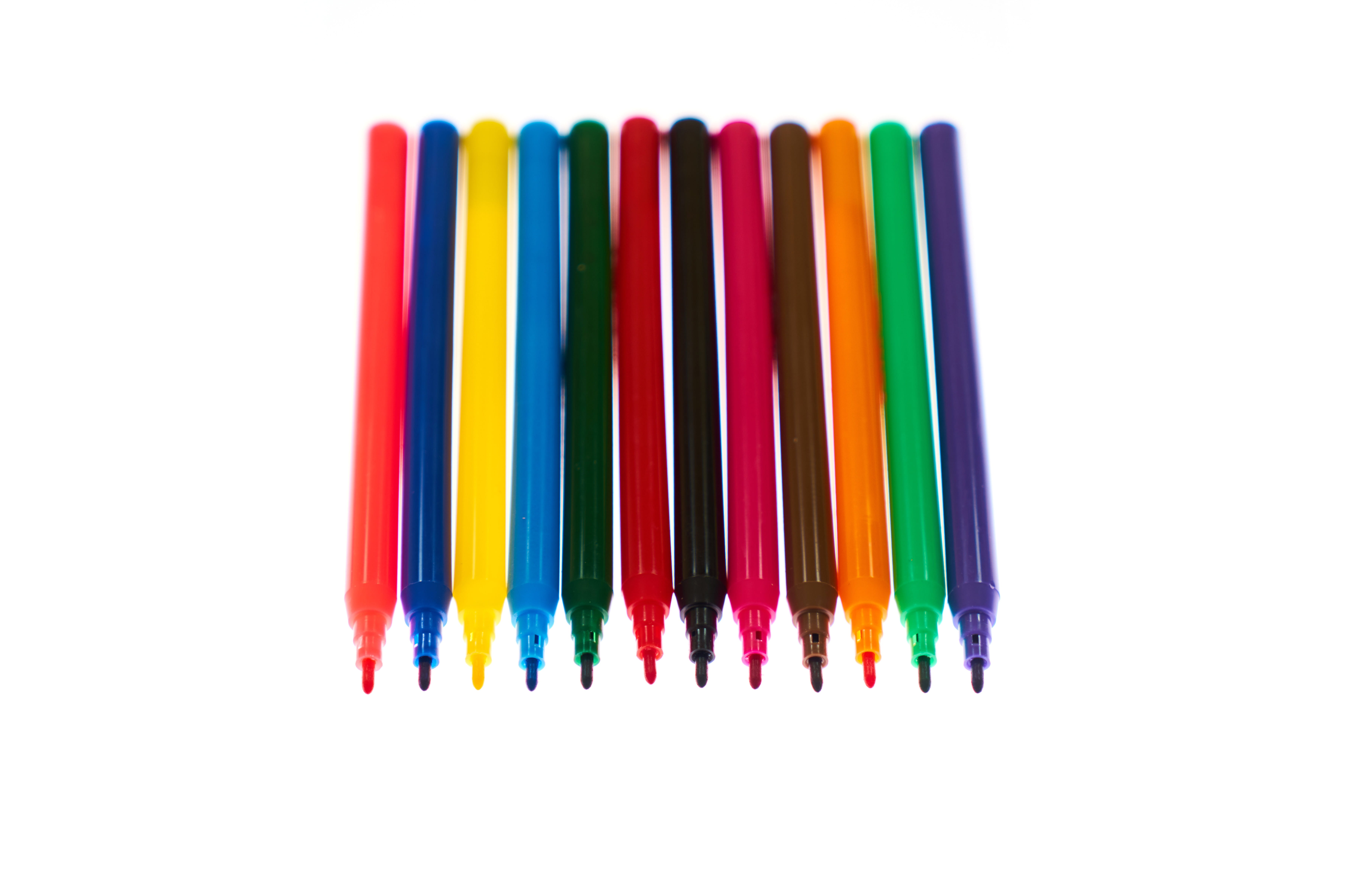 cut out, large group of objects, colored pencil, choice, variation, white background, creativity, insulating, still life, paint, pen, collection, vehicle, HD Wallpaper