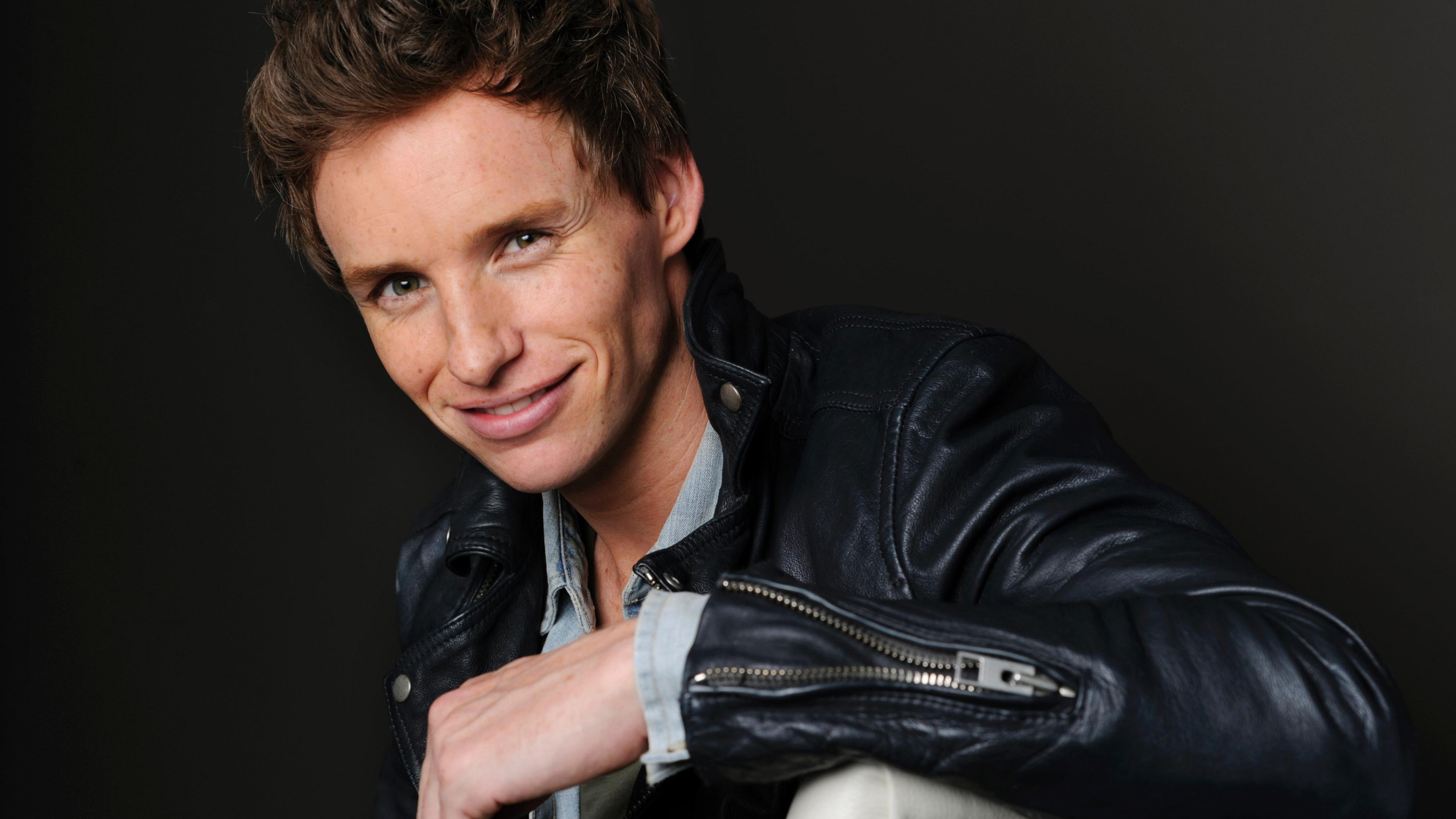 My Week with Marilyn, men, Jupiter Ascending, jacket, 4K, Eddie Redmayne, Theory of Everything, black, leather, s, Les Misérables, HD Wallpaper