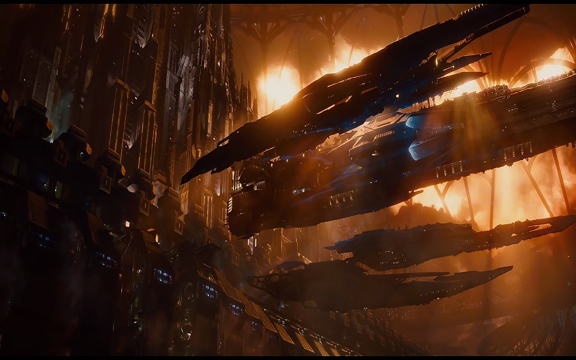 action, spaceship, futuristic, fantasy, ascending, adventure, kunis, 1080P, sci-fi, jupiter, HD Wallpaper