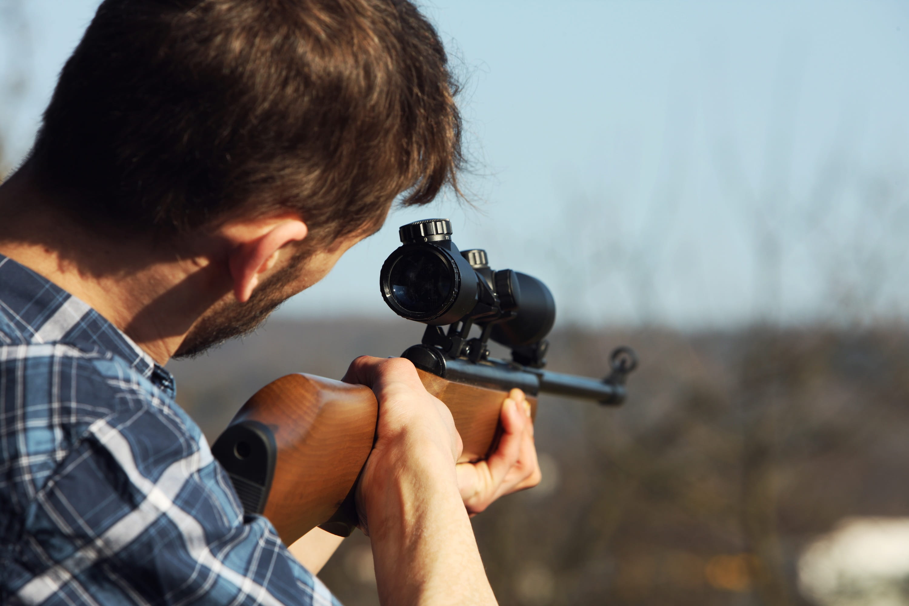 2K, outdoors, adult, Sniper, defend, concentration, men, rifle, hunting, gun, shooting a weapon, rampage, one person, males, portrait, target shooting, HD Wallpaper