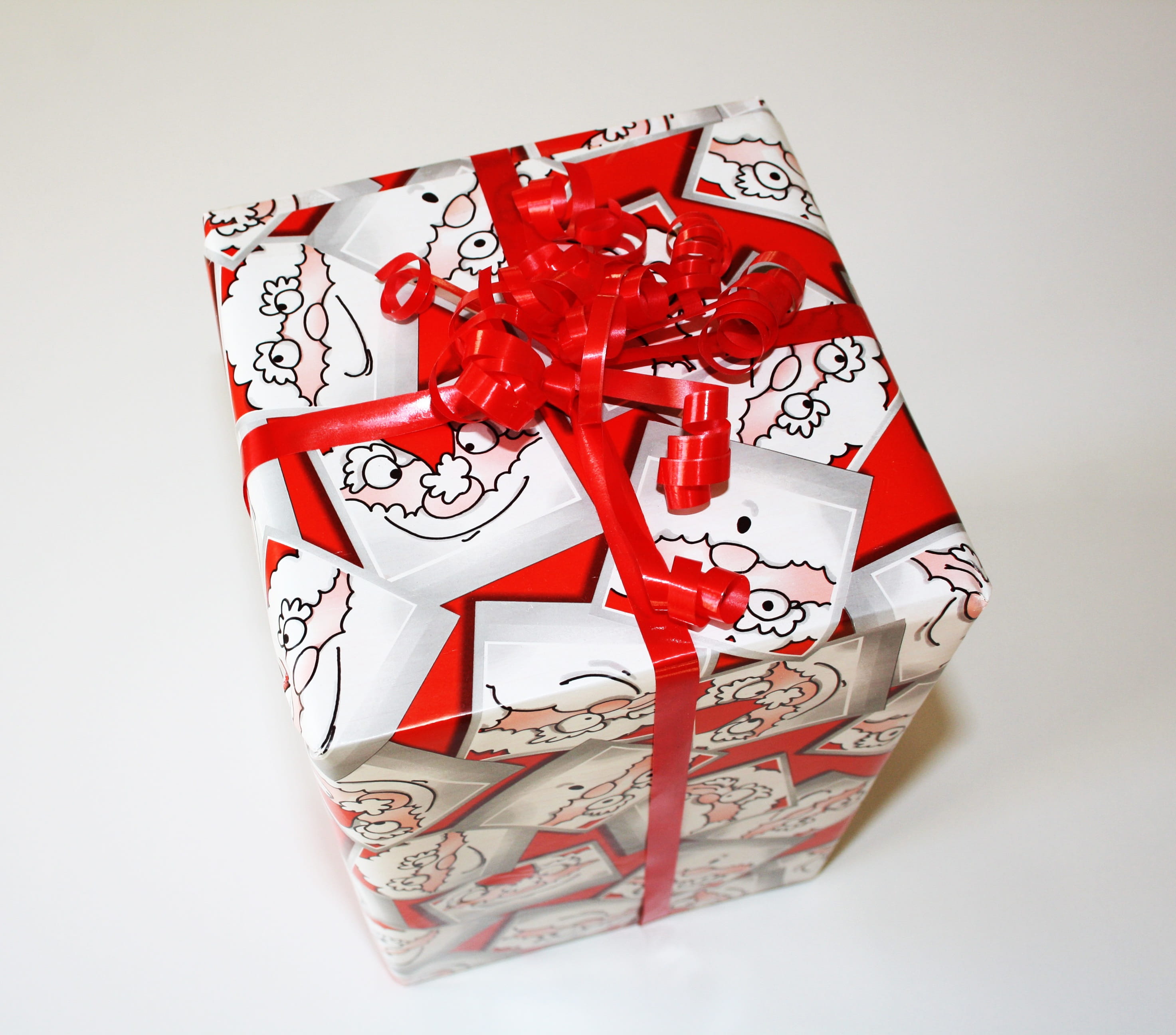 ribbon - sewing item, red pack, no people, tape, tied bow, gift, still life, wrapped, ribbon, container, box - container, white background, parcel, studio shot, HD Wallpaper