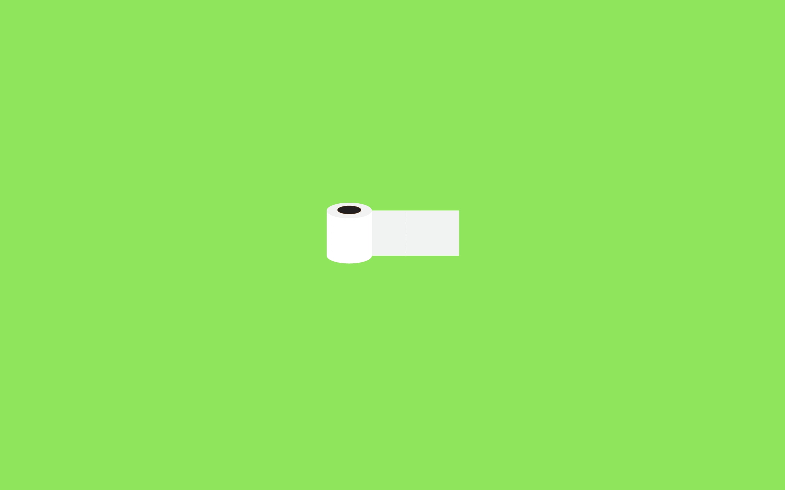 toilet, paper, minimalism, drawing, 2K, HD Wallpaper
