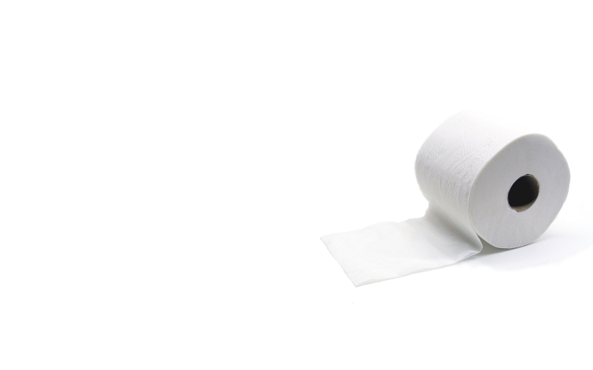 cup, close-up, simplicity, shape, two objects, toilet paper, white background, indoors, paper, white color, 1080P, studio shot, rolled up, copy space, HD Wallpaper