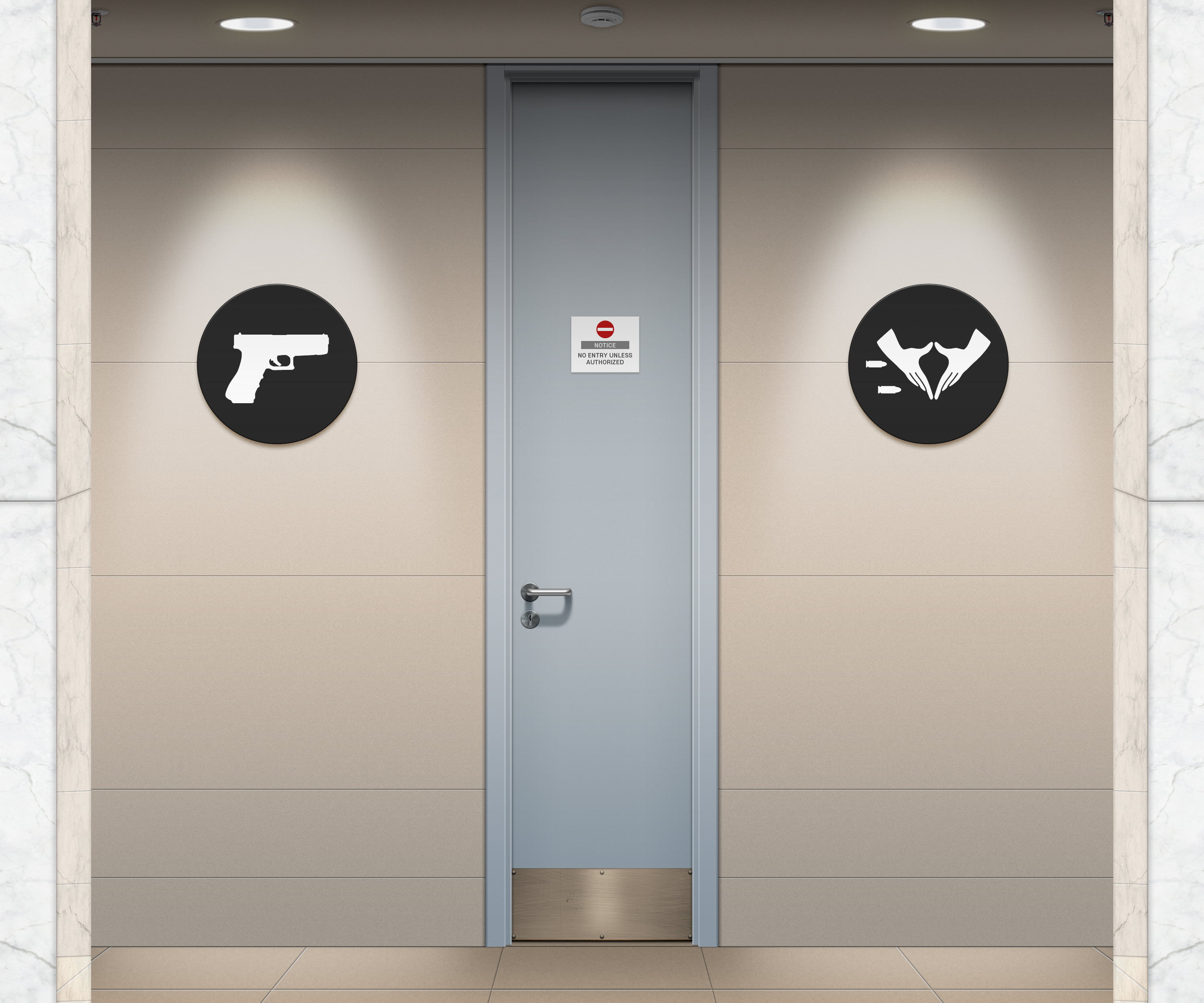 toilets, sign, public restroom, 2K, HD Wallpaper