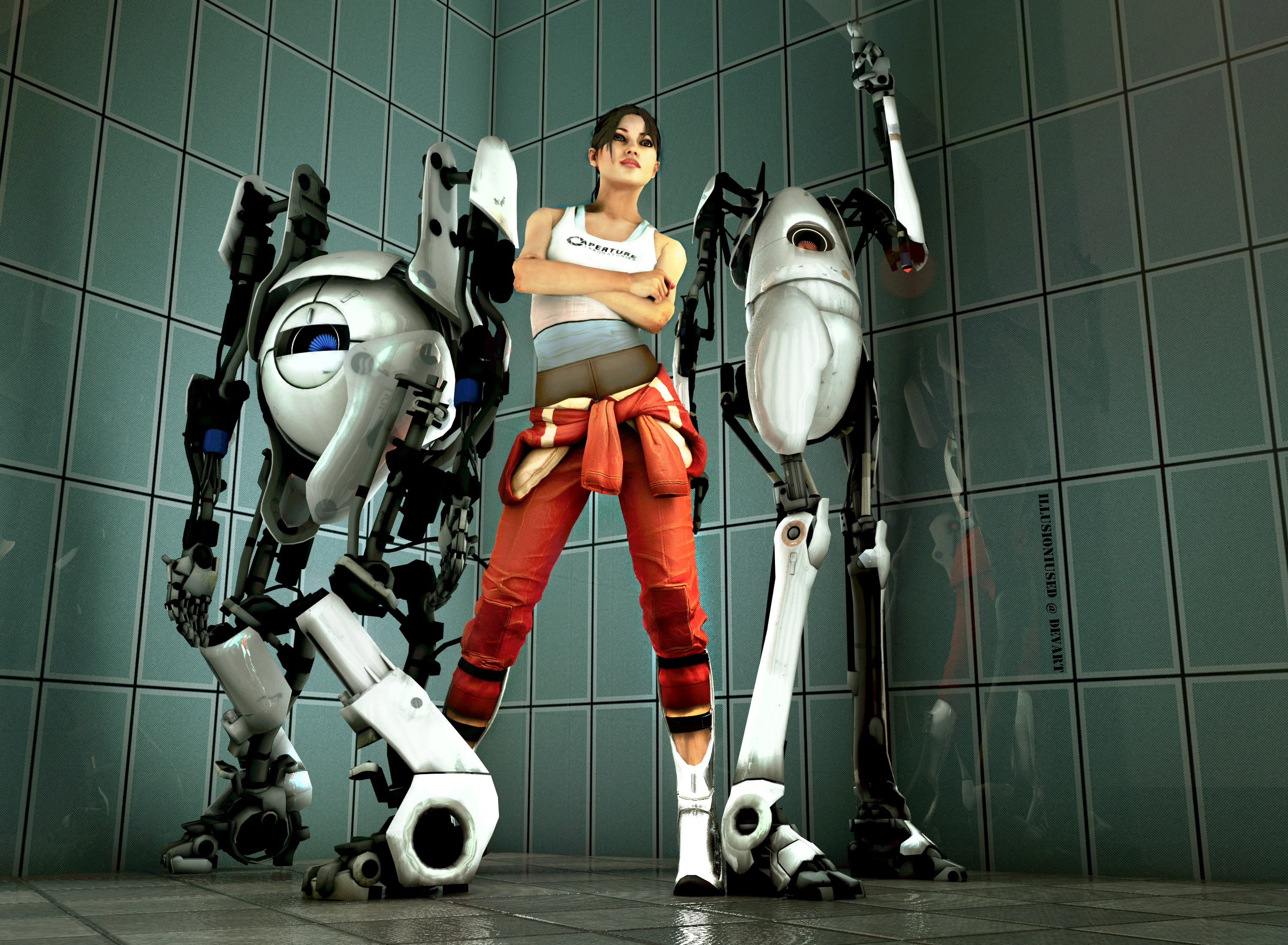 PI-body, caucasian Ethnicity, color Image, bizarre, futuristic, domestic Bathroom, people, s, women, indoors, effort, science, girl, hygiene, robot, technology, HD Wallpaper
