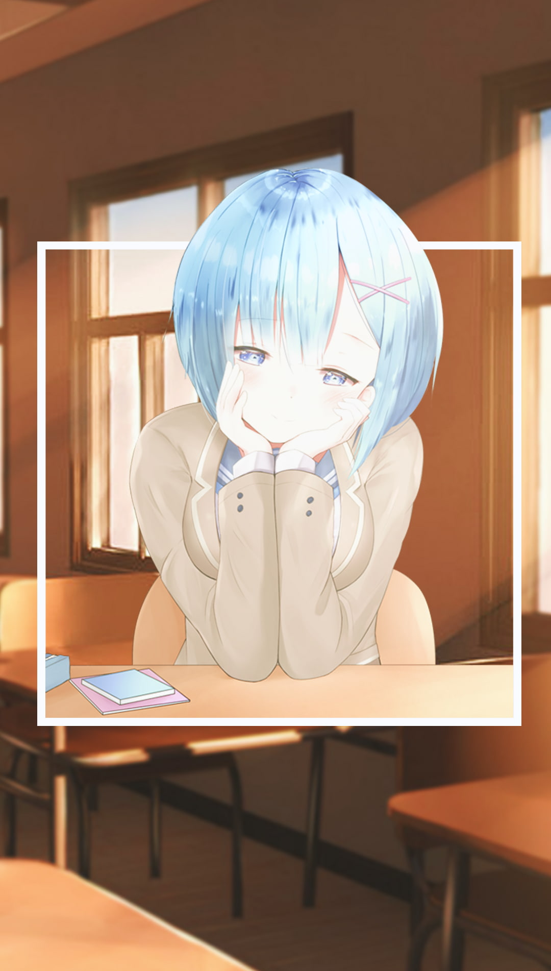 communication, business, Re:Zero Kara Hajimeru Isekai Seikatsu, Rem (Re: Zero), 720P, internet, anime, wireless technology, obscured face, unrecognizable person, Phone HD Wallpaper